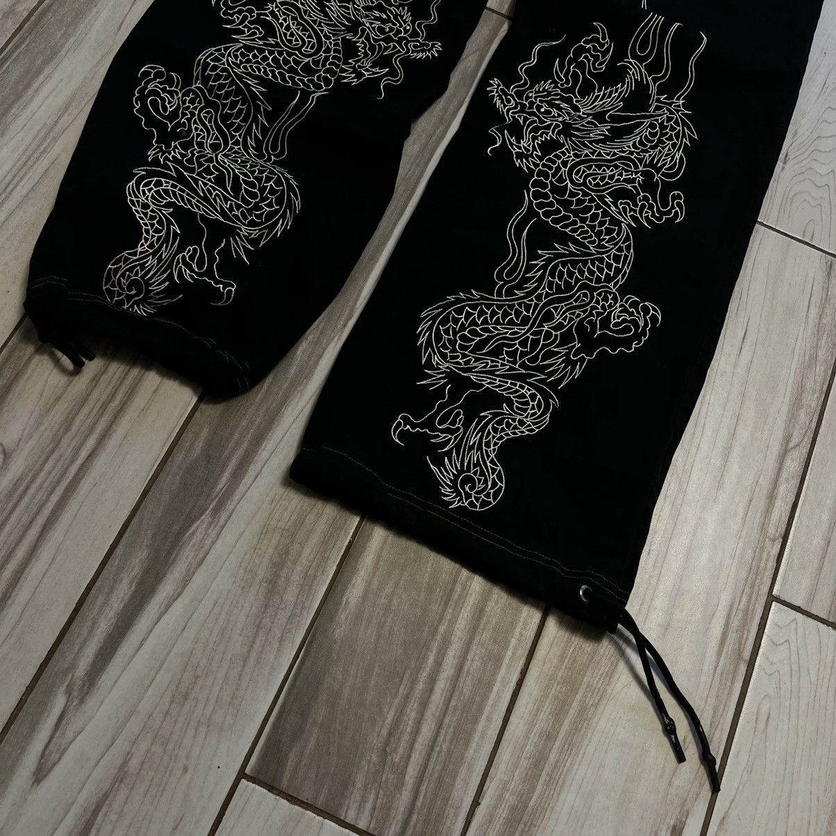Ed Hardy Baggy Pants Ed Hardy Big Logo Dragon Size US 31 - 4 Thumbnail
