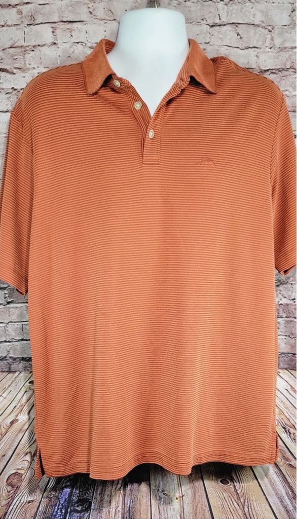 Tommy Bahama Men's Tommy Bahama Coast Sandypoint Woven Polo Shirt XL Size US XXL / EU 58 / 5 - 1 Thumbnail