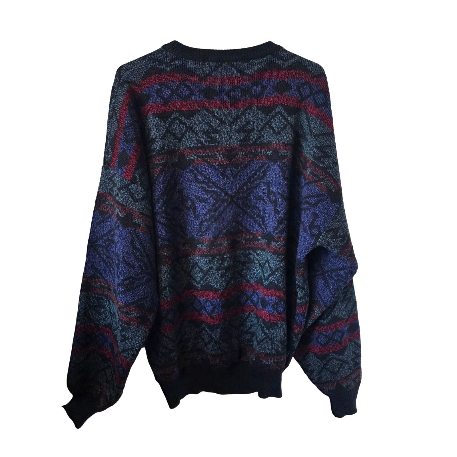 Obermeyer Vintage Mens Obermeyer wool Blend Ski Sweater Large Tall Size US L / EU 52-54 / 3 - 2 Thumbnail
