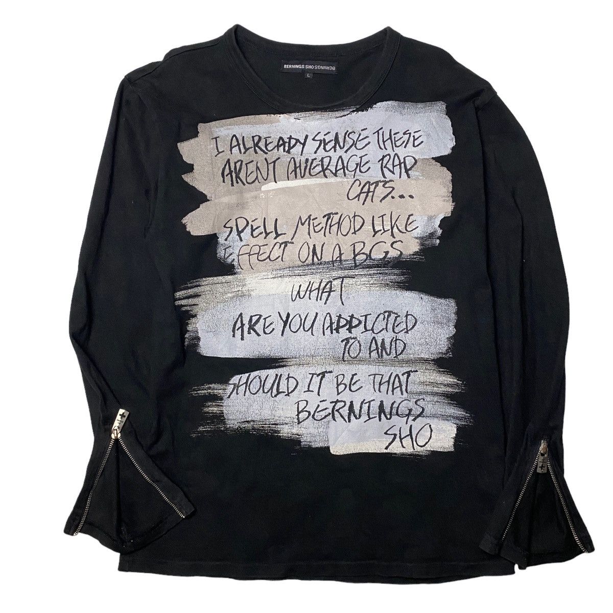 Japanese Brand Takuya Angel Asymmetrical Zip Longsleeve | Grailed