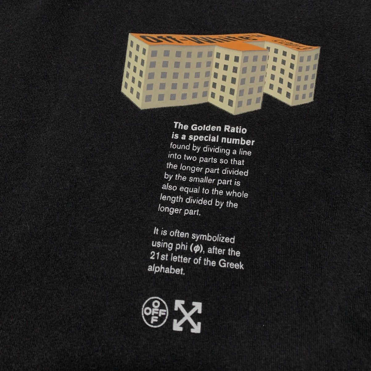 Off-White Off White Medium Rationalism Black Tee Virgil Abloh Size US M / EU 48-50 / 2 - 4 Thumbnail