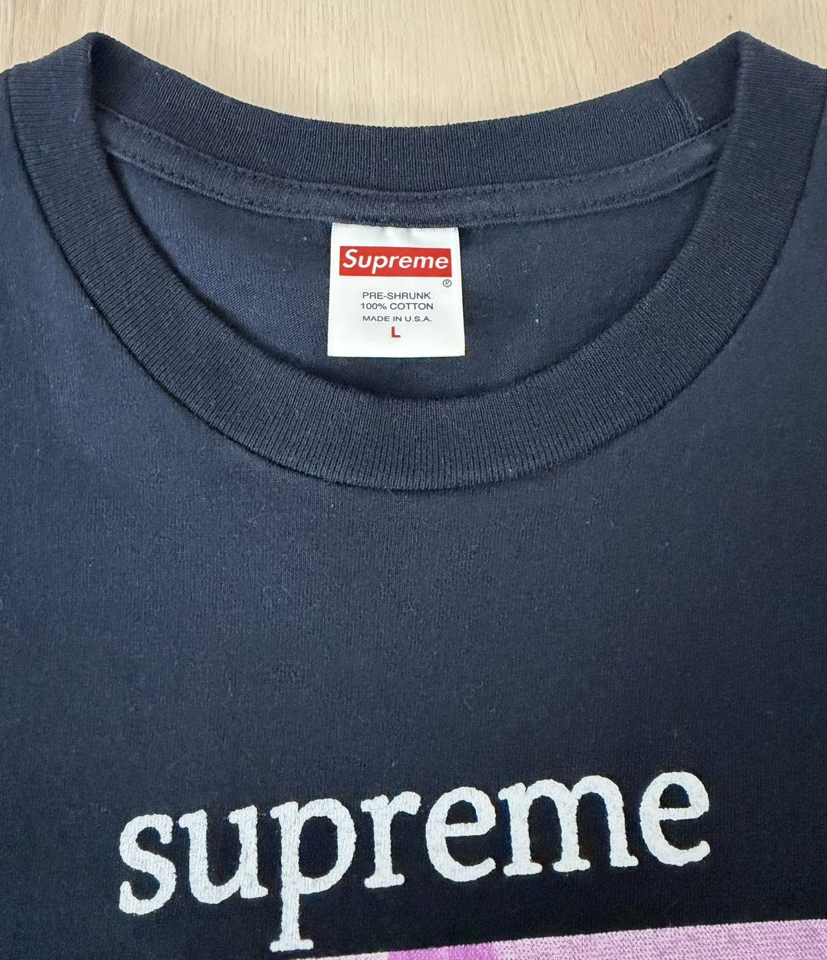 Supreme Supreme FW17 Fuck With Your Head Tee Navy Size US L / EU 52-54 / 3 - 6 Thumbnail