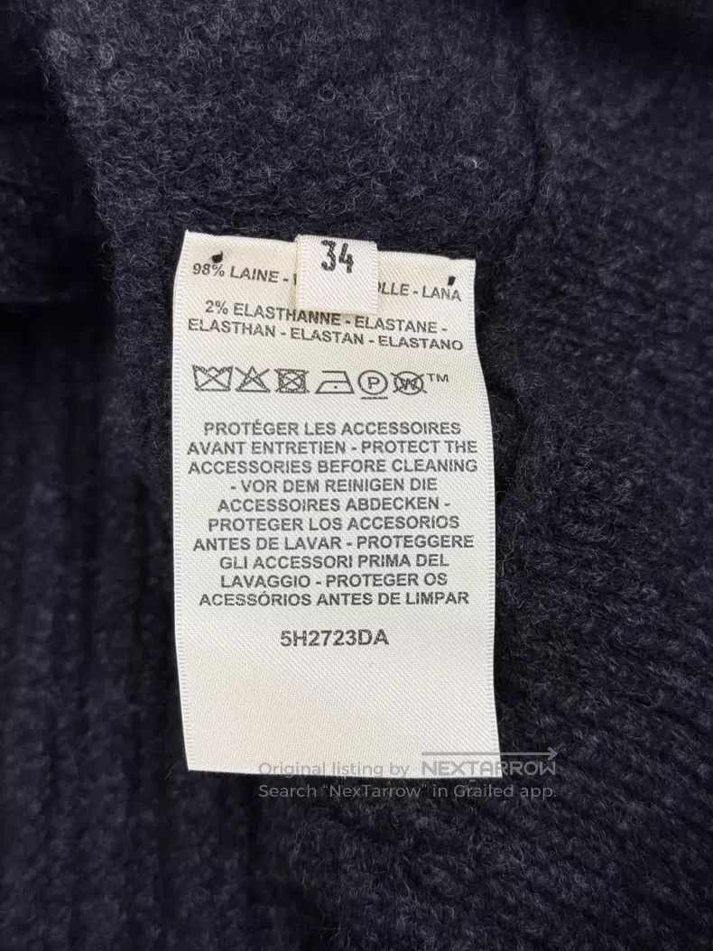 Hermes Hermes Gray Knit Cardigan Jacket Size XXS / US 00 / IT 34 - 5 Thumbnail