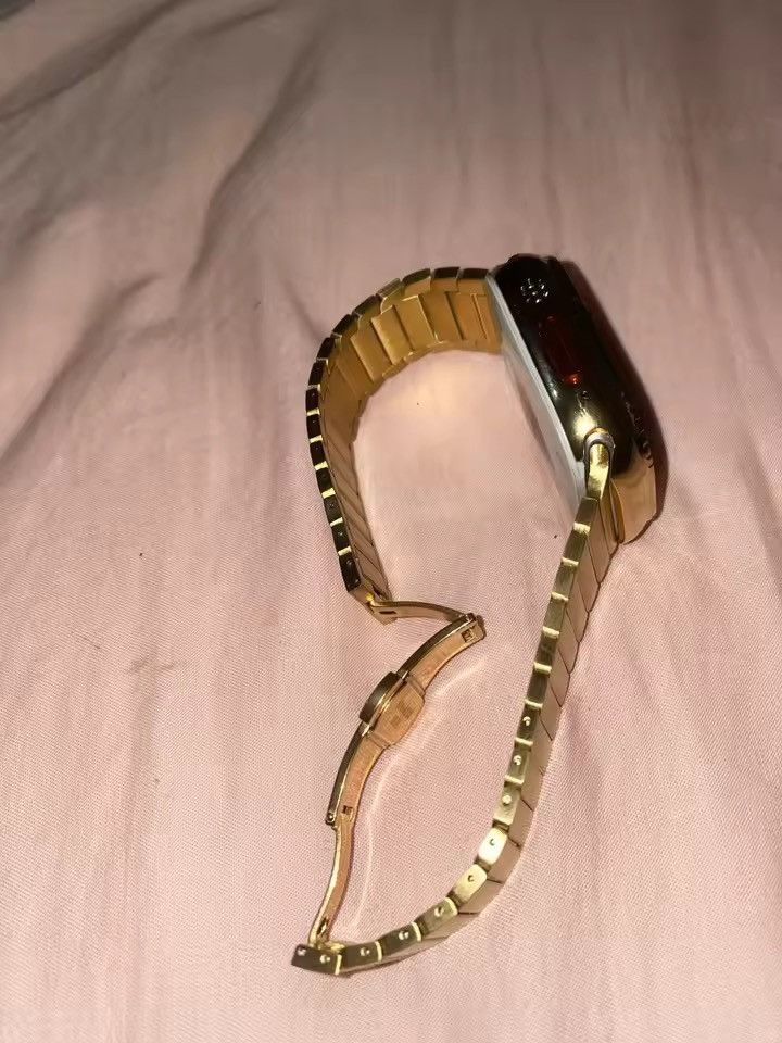 Jewelry Case+Strap for Apple Watch Band- Gold- 49 Mm Size ONE SIZE - 5 Thumbnail
