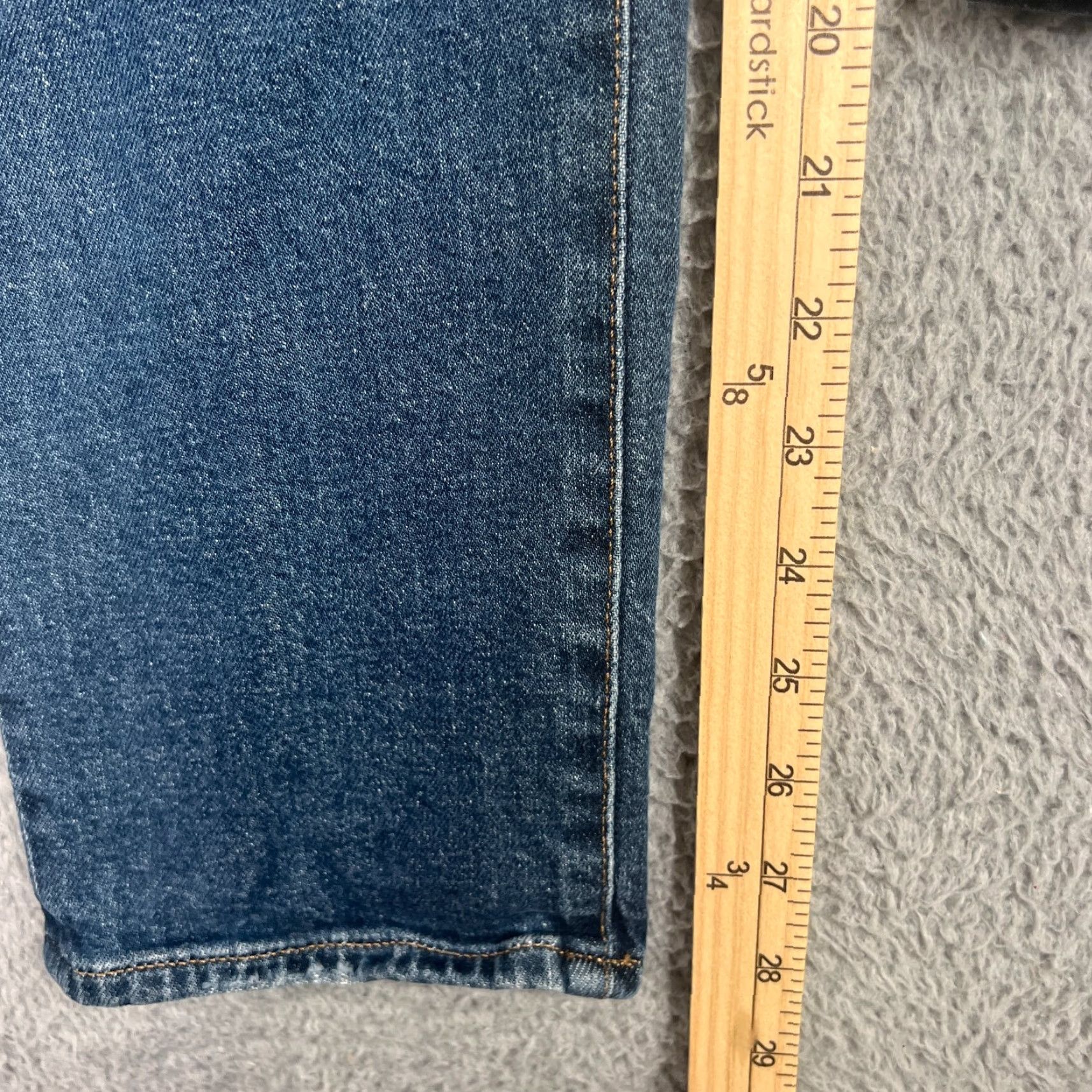 Madewell VINTAGE Madewell Women's Jeans Size 27 Straight Tomboy Fit Denim Mid Rise Blue Size 27" / US 4 / IT 40 - 2 Thumbnail