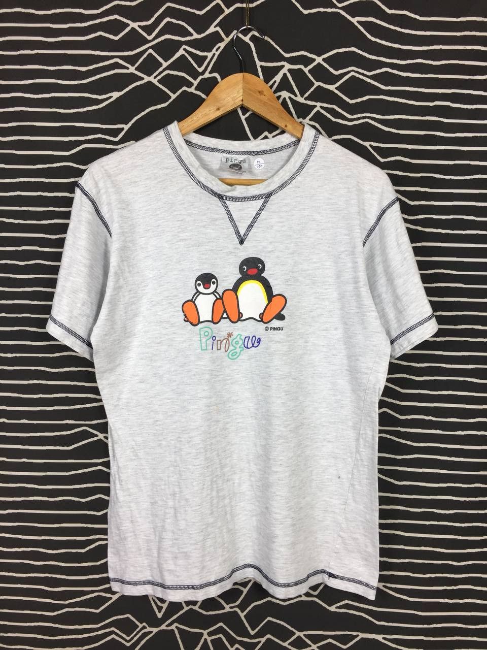 Cartoon Network × Japanese Brand × Vintage Vtg 90s Pingu Animated Cartoon Sumitomo Life Merch Promo Tee Size US M / EU 48-50 / 2 - 2 Thumbnail