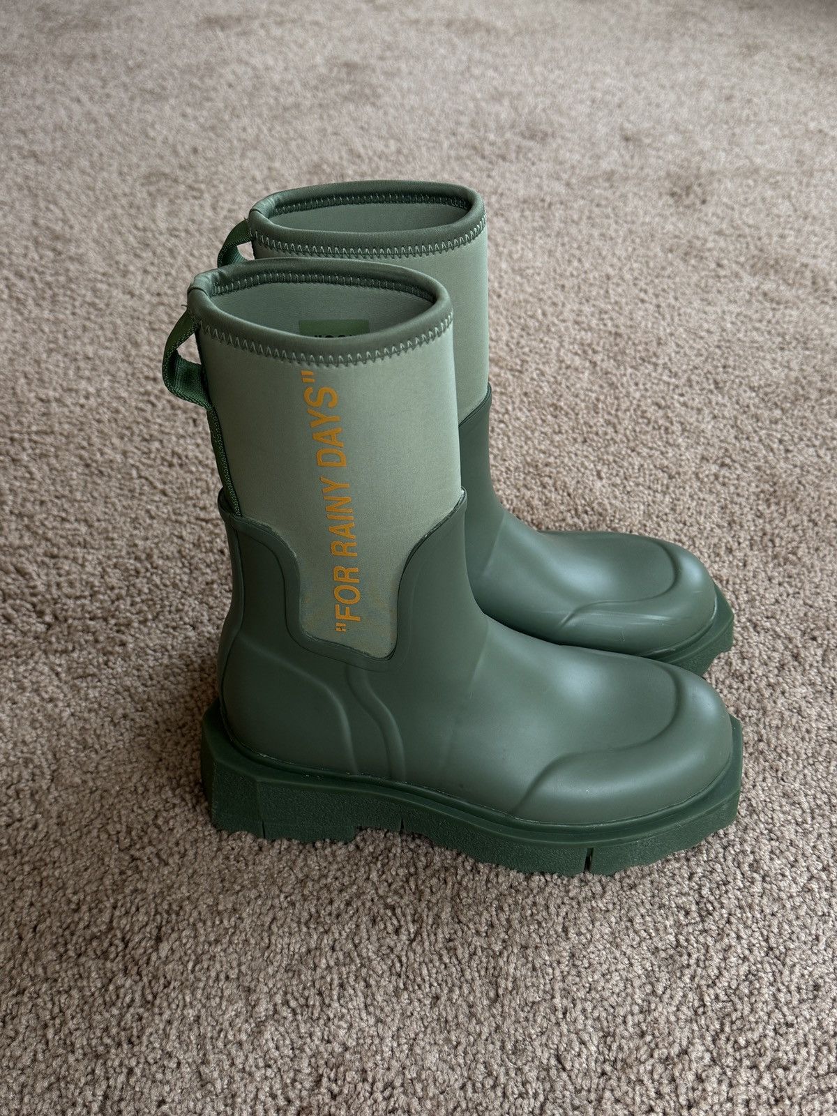 Off-White Off-White “For Rainy Days” Boots Size US 8 / IT 38 - 8 Thumbnail
