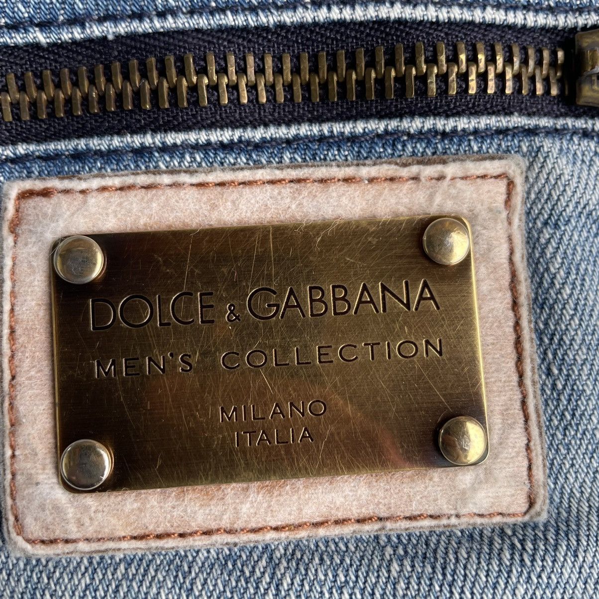 Dolce & Gabbana 🔥Dolce & Gabbana Stoned Washed Regular Straight Denim Jeans Size US 33 - 12 Thumbnail