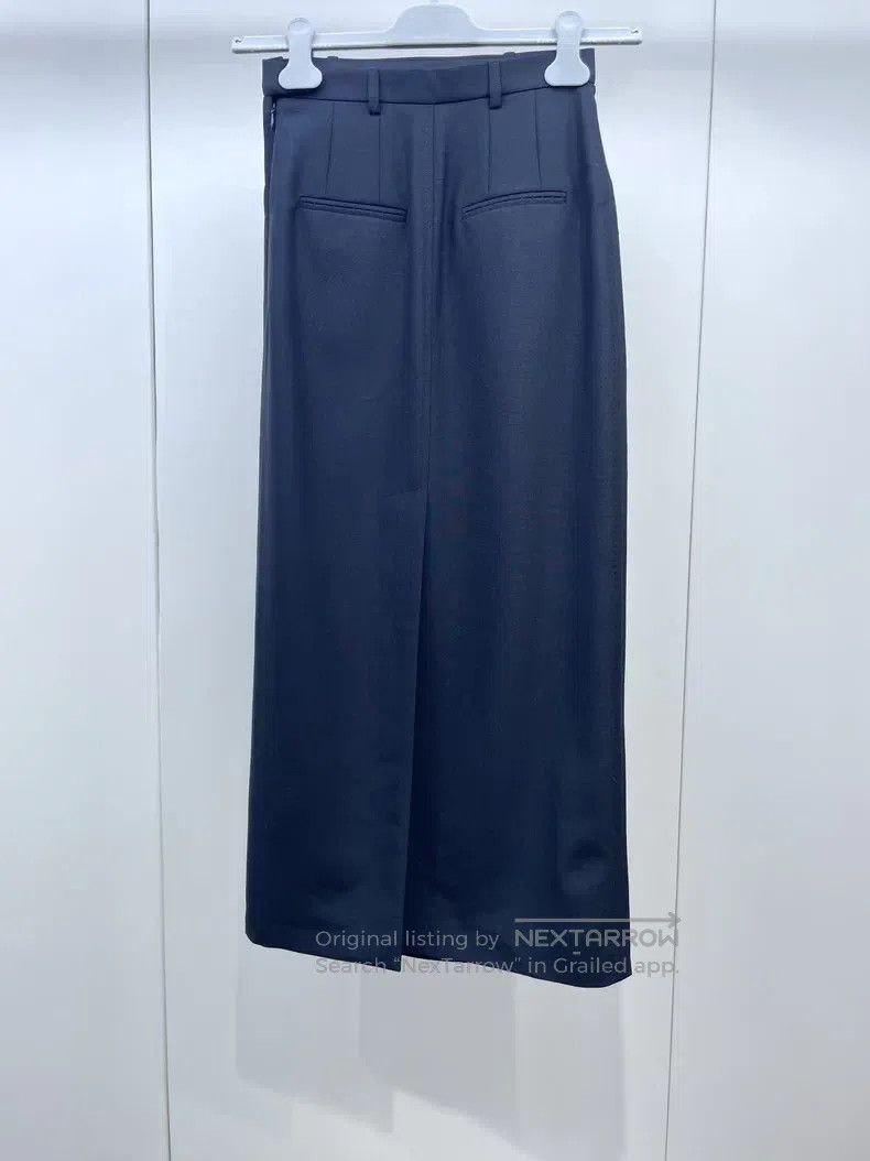 Hermes Hermes Navy blue skirt Size 42" / US 20 - 2 Thumbnail