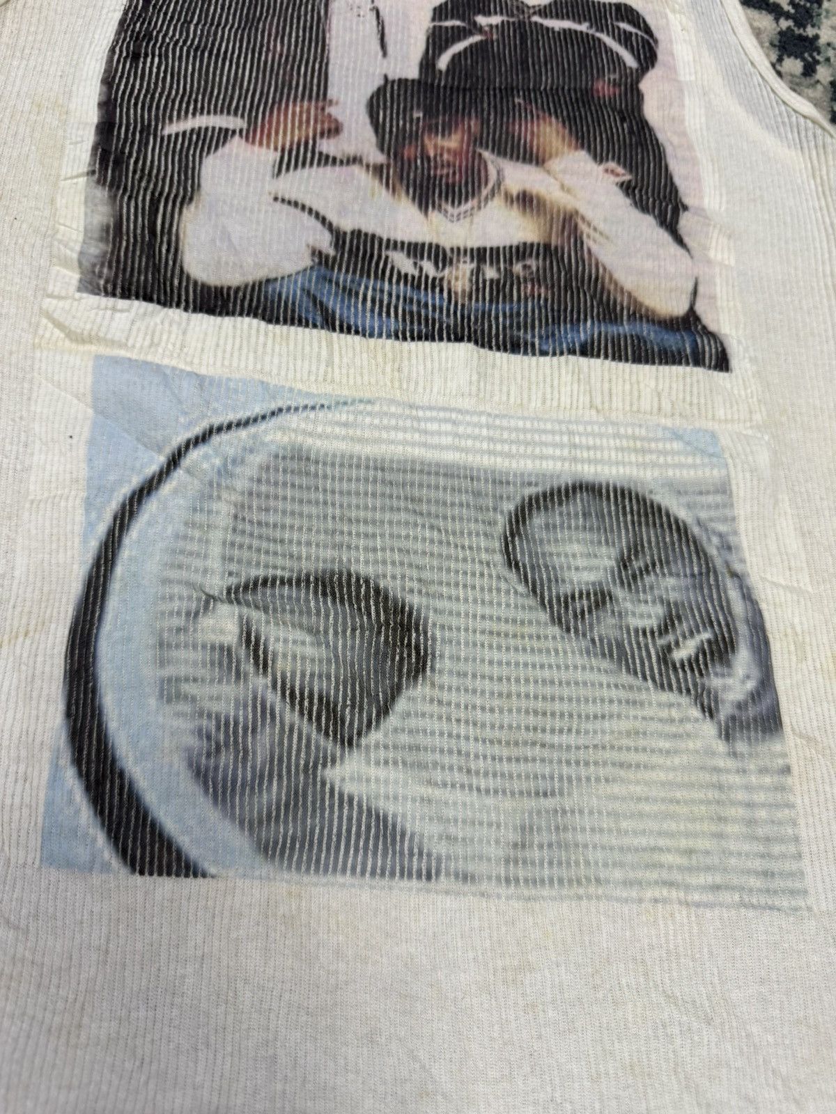 Band Tees VINTAGE 1990s EAST COAST TUPAC NWA SINGLET Size US L / EU 52-54 / 3 - 7 Thumbnail