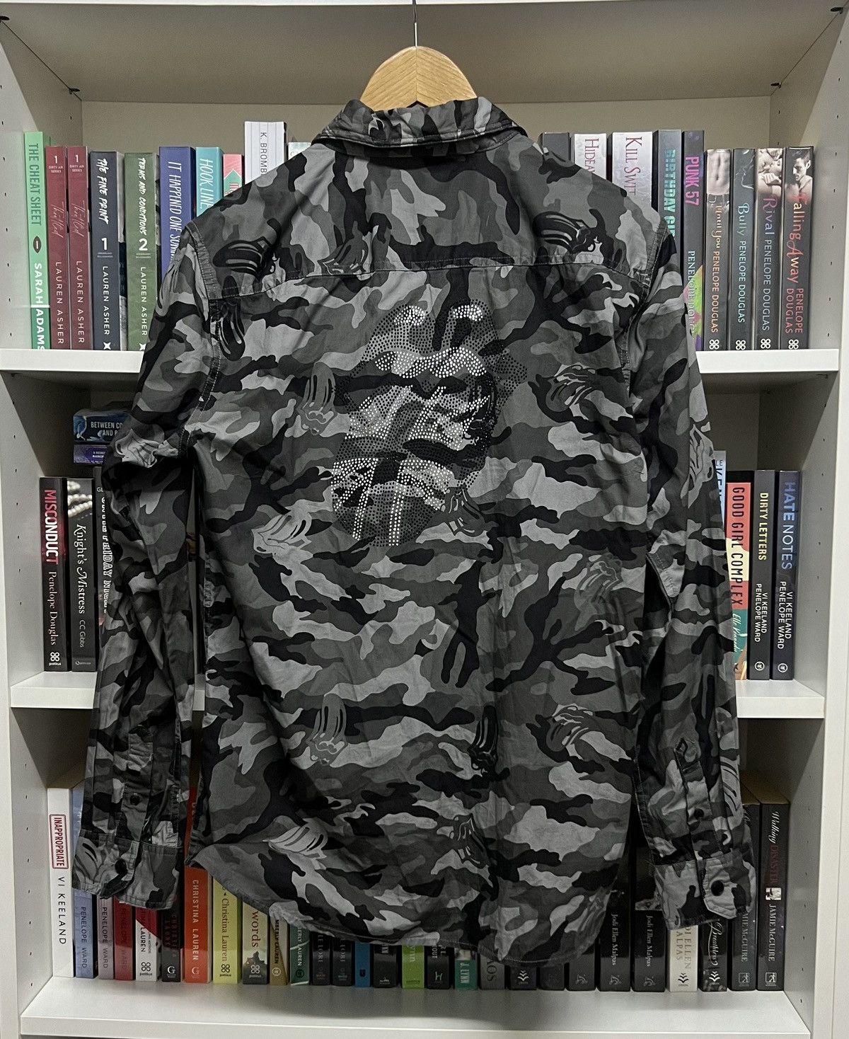 Band Tees 2015 The Rolling Stones Camo Shirt Size US L / EU 52-54 / 3 - 3 Thumbnail