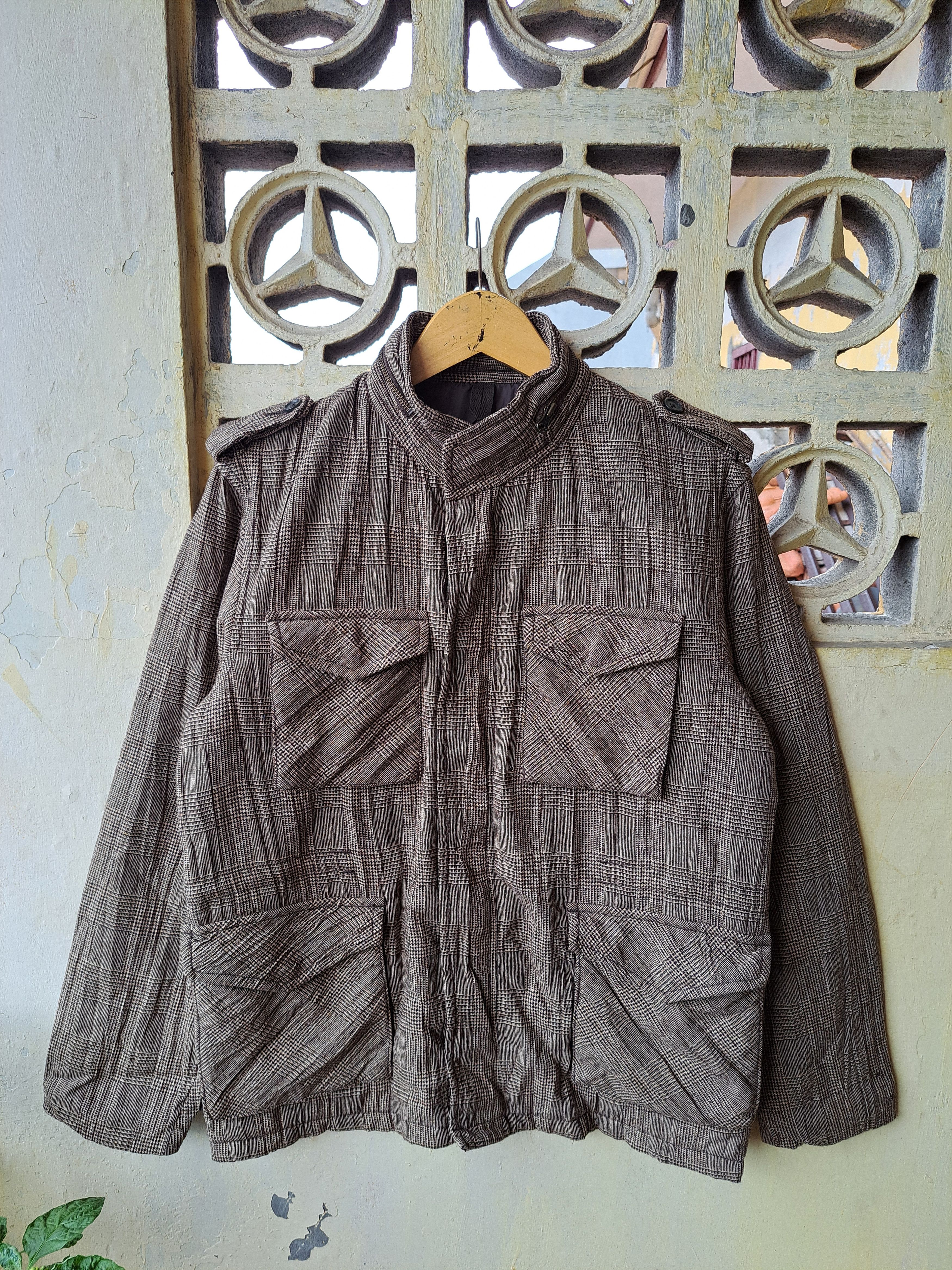 image of Beams Plus M65 Wool Light Jacket in Brown, Men's (Size Large)