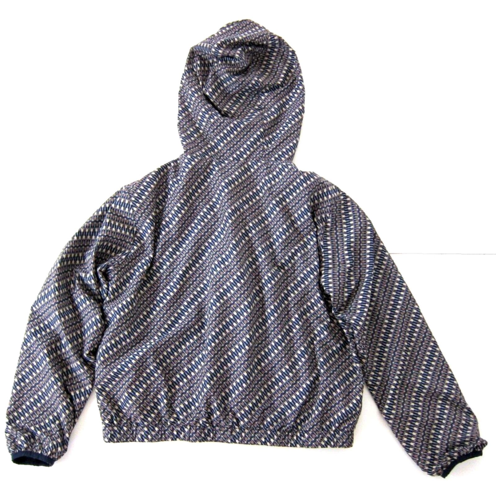 The Upside VINTAGE The Upside Australia Blue Brown Arrow Full Zip Hooded Windbreaker Jacket S-M 6 Size M / US 6-8 / IT 42-44 - 2 Thumbnail
