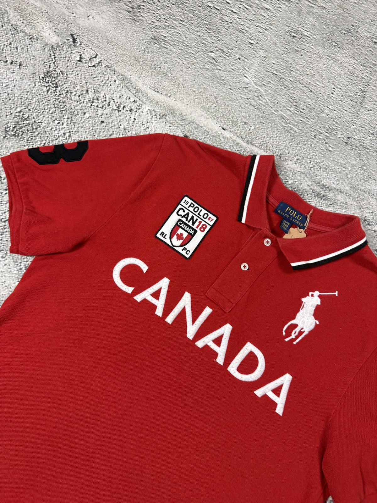 Ralph Lauren Chief Keef Polo Ralph Lauren Canada vintage big pony red Size US M / EU 48-50 / 2 - 2 Thumbnail