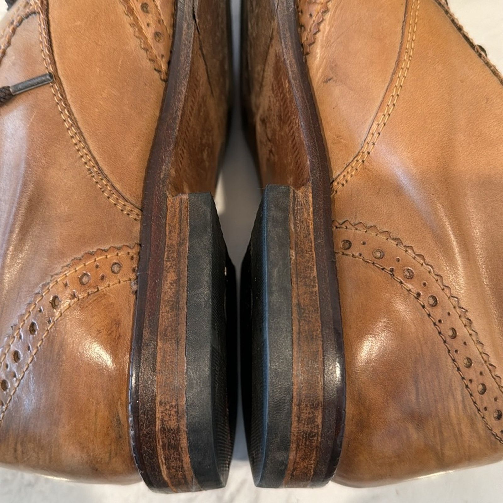 Asos ASOS Brogue leather lace up boots wingtip academia size 10 Size US 10 / EU 43 - 9 Thumbnail