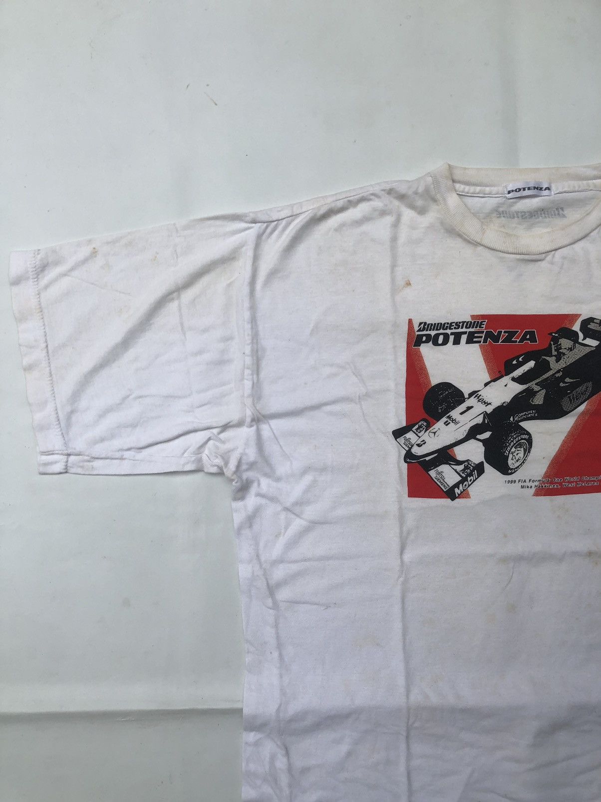 Japanese Brand × KMRii 1999 fia Formula One World Champion Mika Hakkinen Tee Size US L / EU 52-54 / 3 - 3 Thumbnail