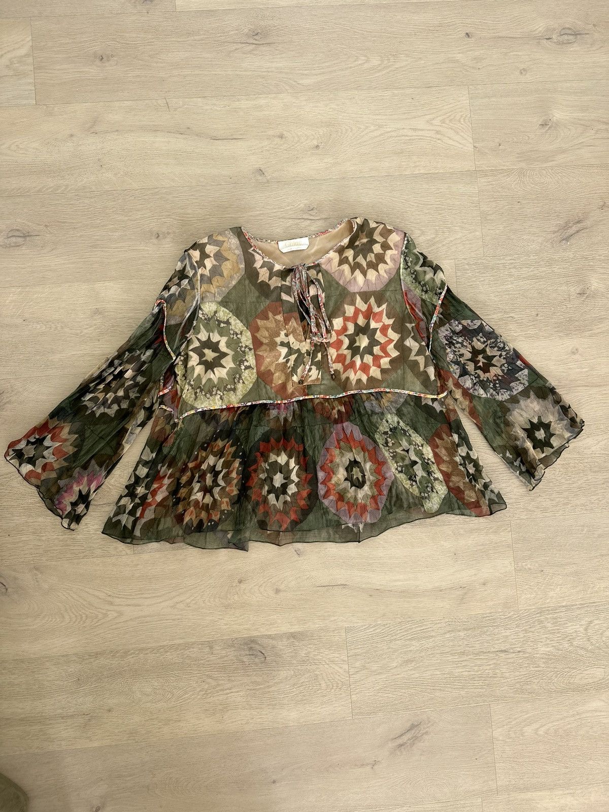 image of Chloe 2016 Fall Top in Black, Women's (Size Medium)