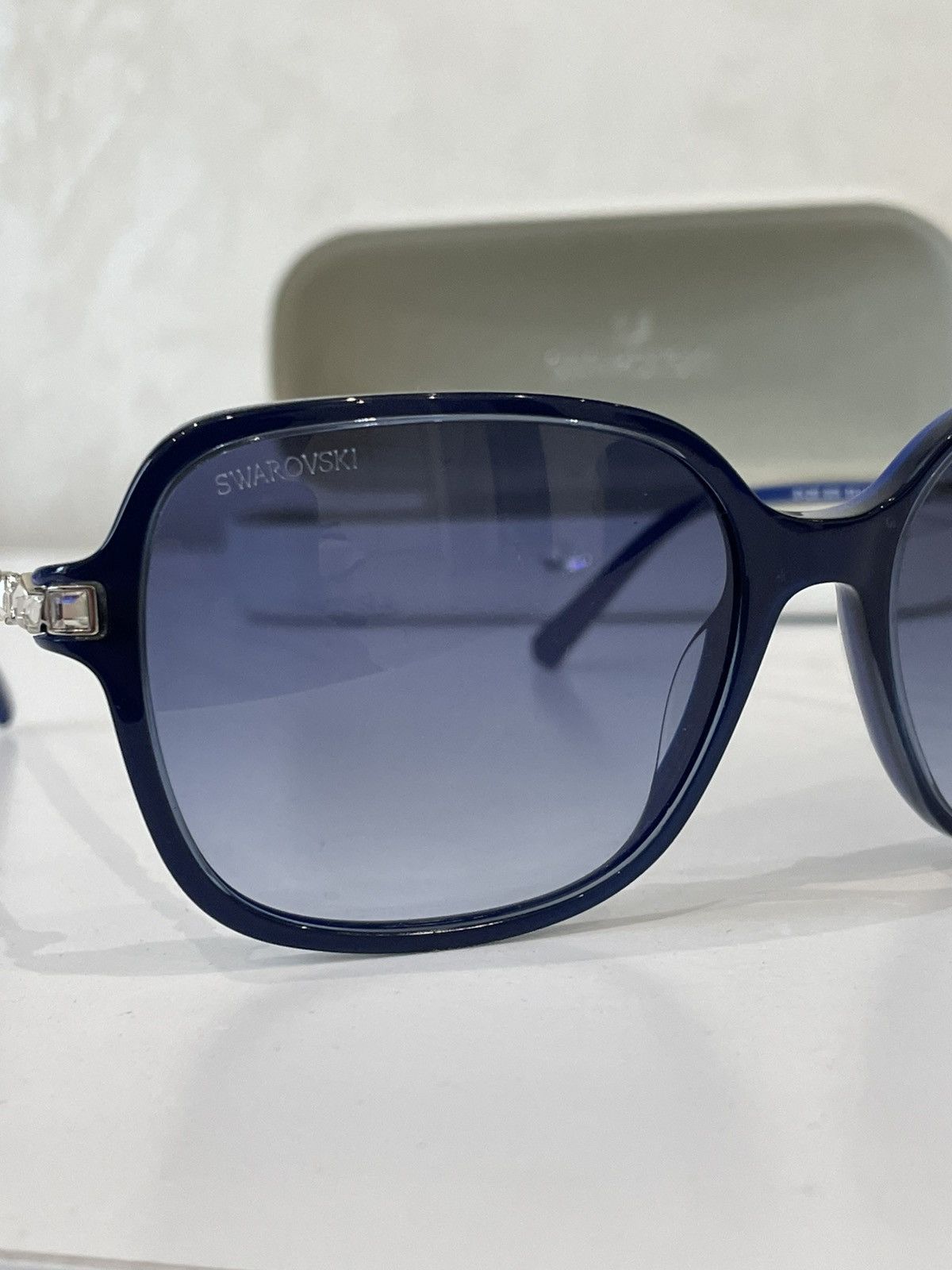 Swarovski SWAROVSKI SK 265 90W Blue Grey Gradient Women's Sunglasses Size ONE SIZE - 10 Thumbnail