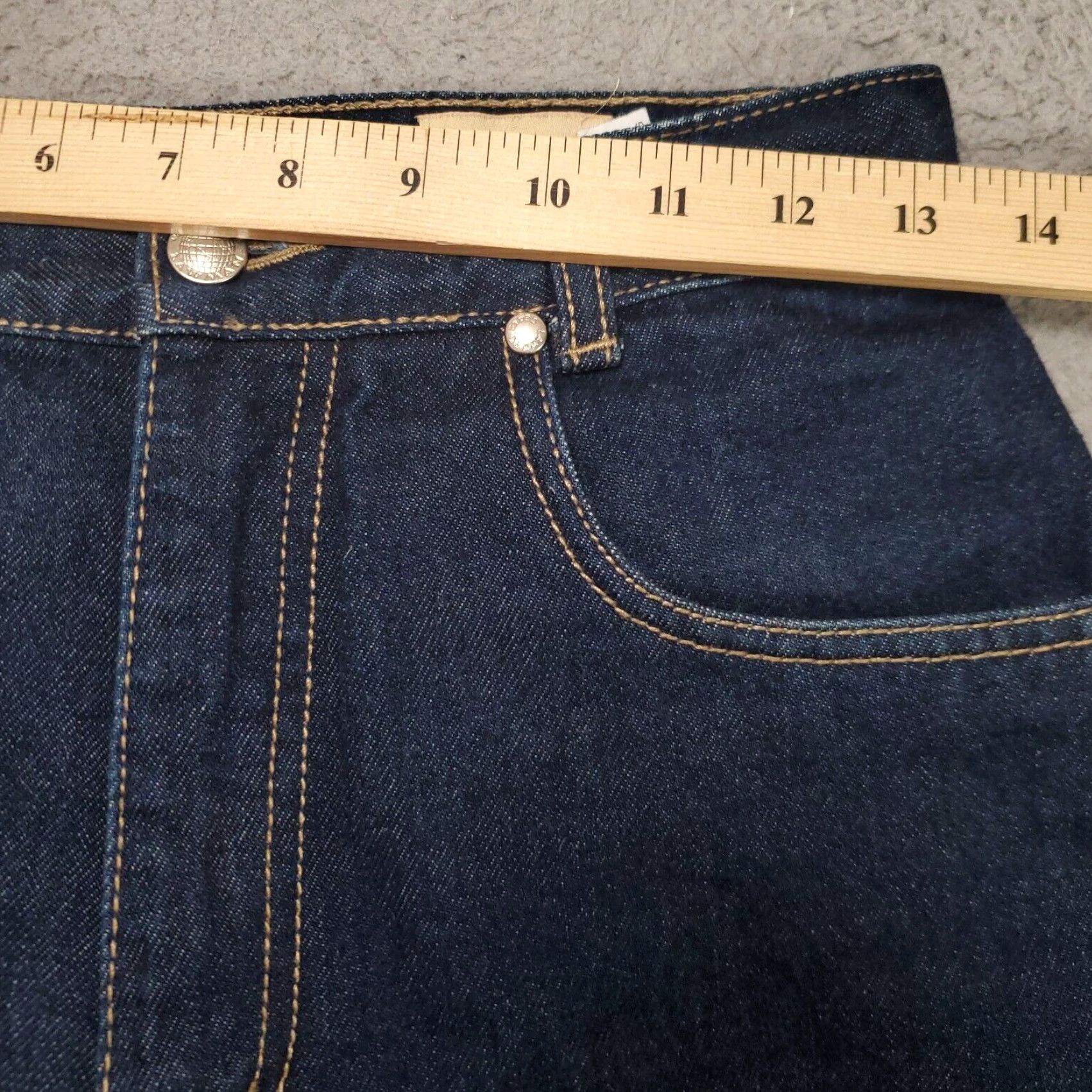 Vintage VINTAGE Lawman Jeans Womens Juniors 7 High Waisted Mom Denim Blue 90s Western Classic Size 28" / US 6 / IT 42 - 5 Thumbnail