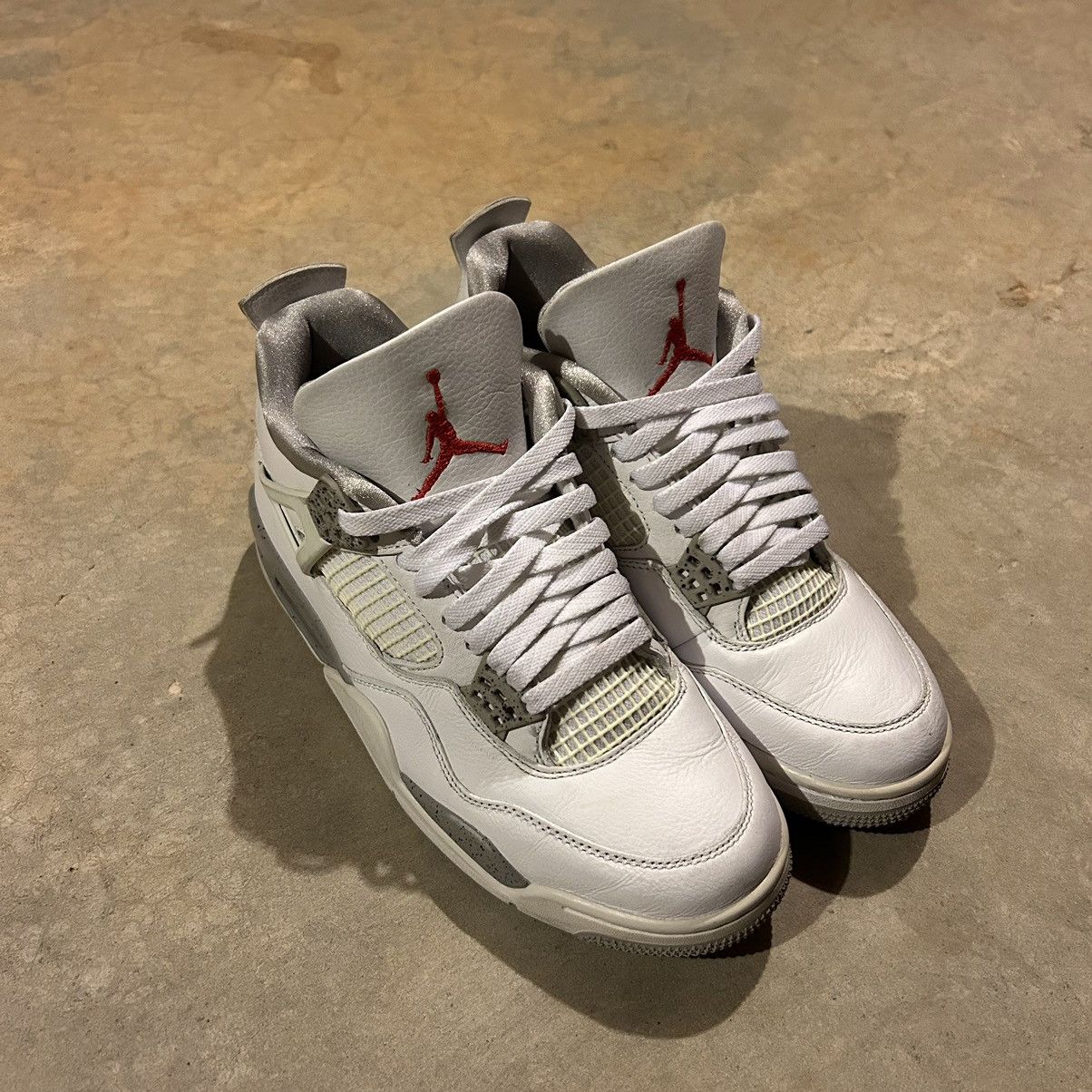 Jordan Brand × Nike Jordan 4 Retro White Oreo 2021 US 8.5 Size US 8.5 / EU 41-42 - 8 Thumbnail