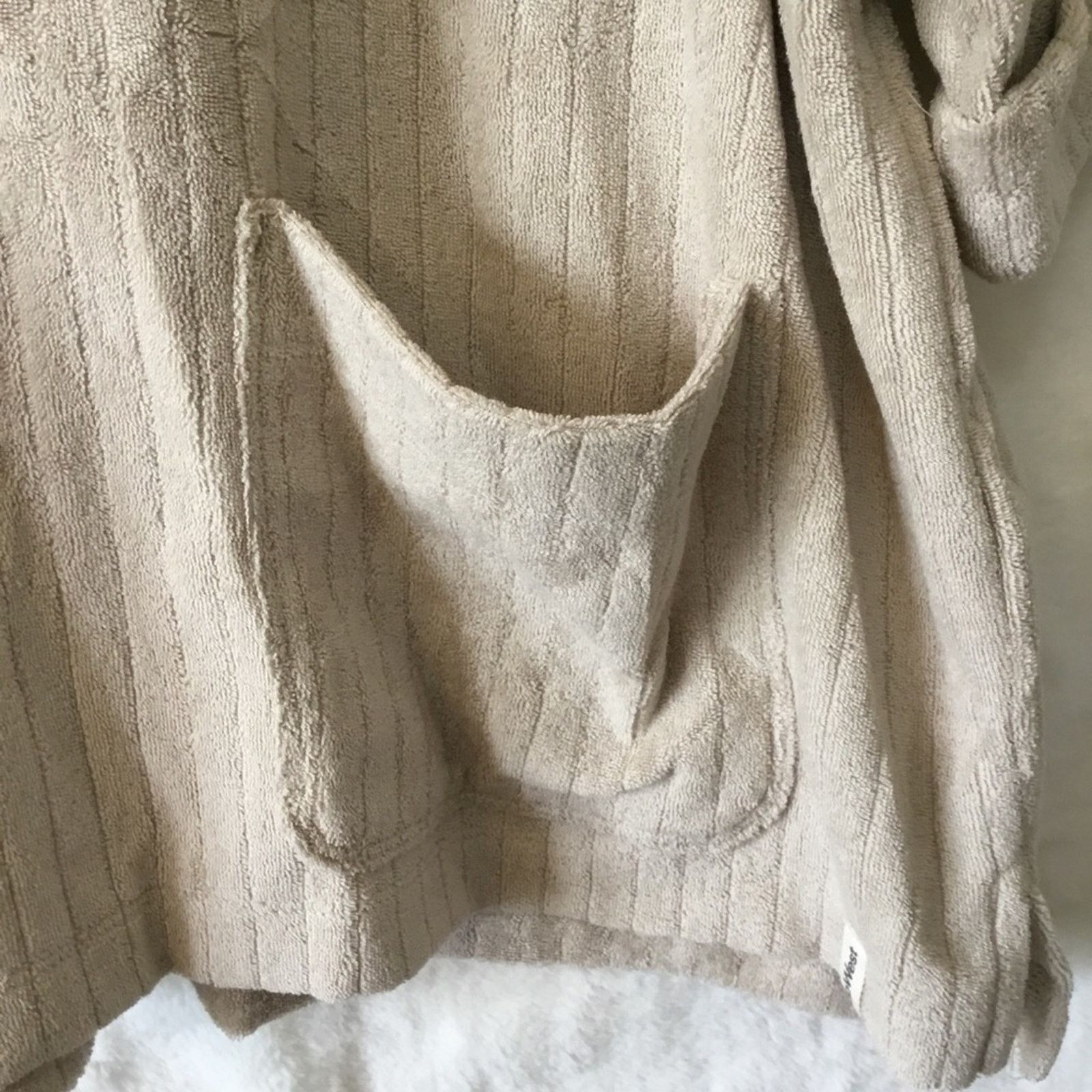Other UpWest Beige Collared Half Button-Down Short-Sleeve Top Size L / US 10 / IT 46 - 3 Thumbnail