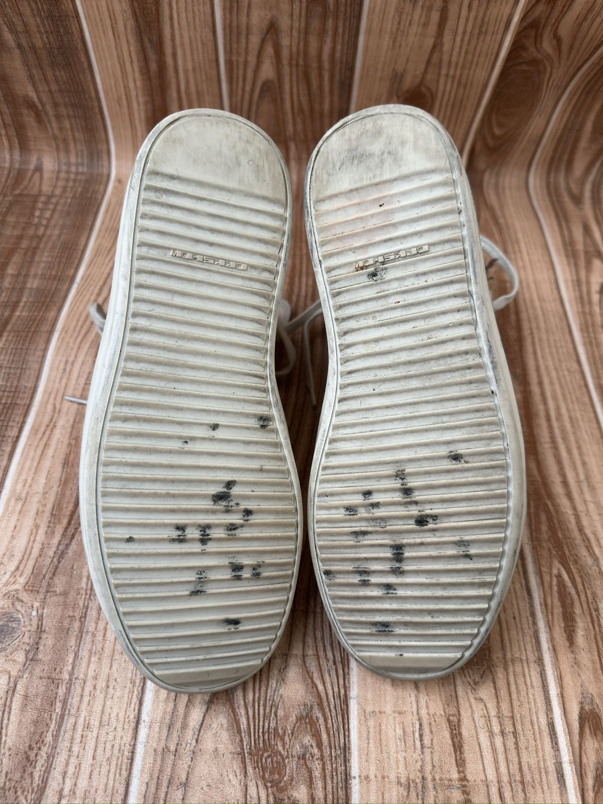 Rick Owens RARE* Rick Owens DRKSHDW Sneaks CHALK WHITE Hightop Sneaks Size US 8.5 / EU 41-42 - 24 Thumbnail