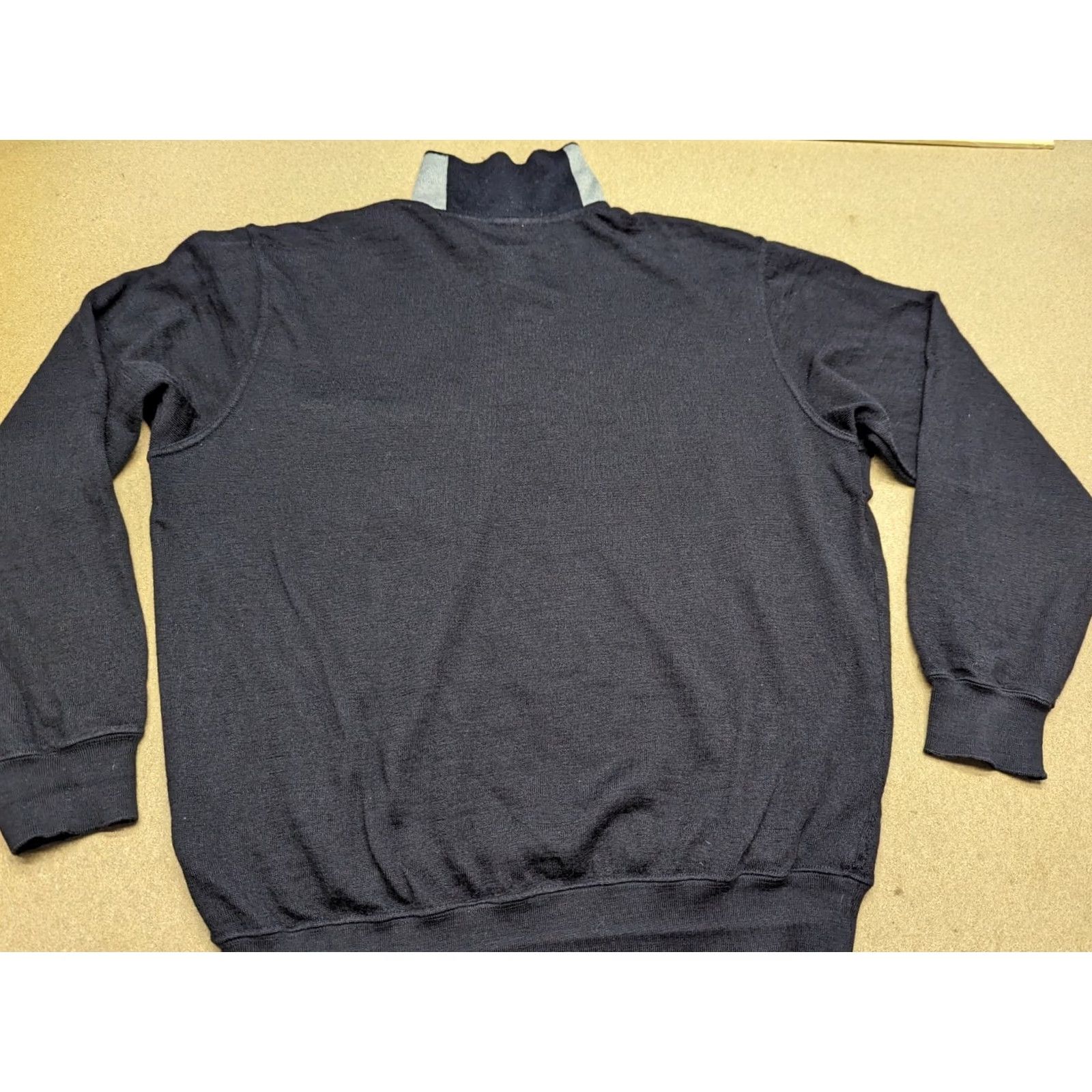 Paul & Shark Paul & Shark Mens Sweater Pullover Turtleneck Wool Knit Black M Size US M / EU 48-50 / 2 - 2 Thumbnail