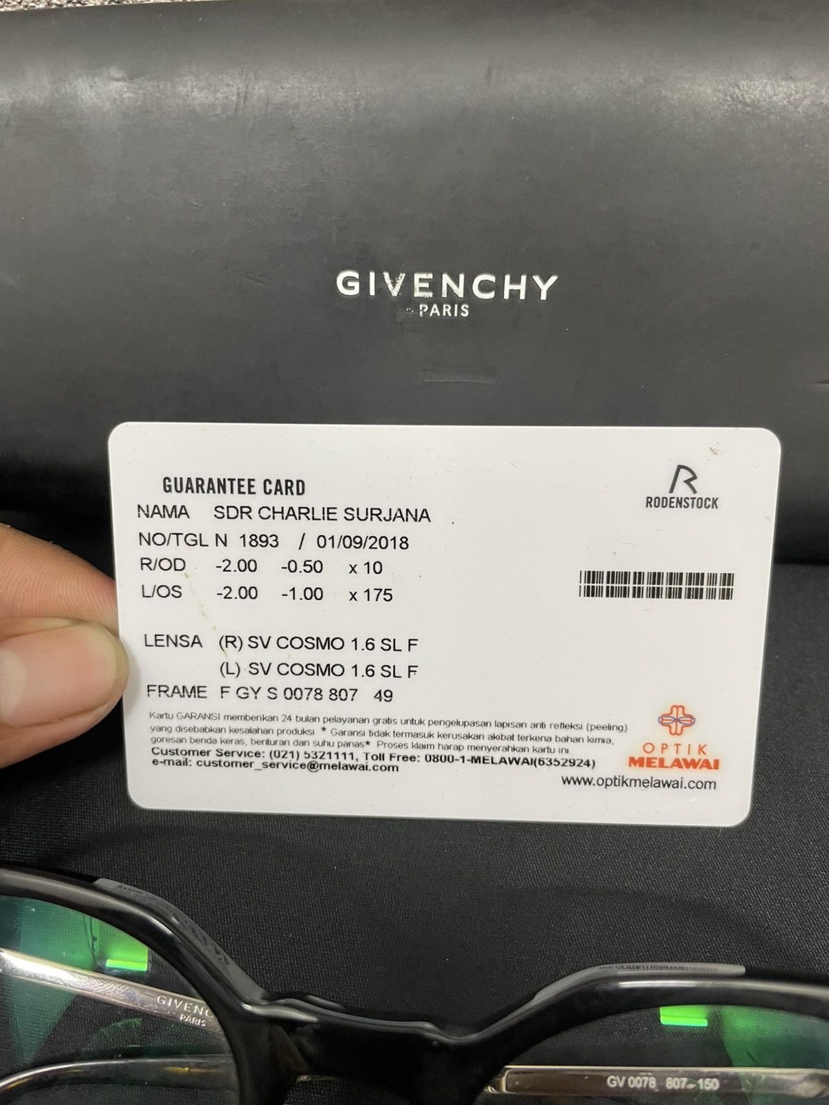 Givenchy Givenchy GV 0078 Round Optical Glasses -Full Set W/ Warranty Size ONE SIZE - 18 Thumbnail