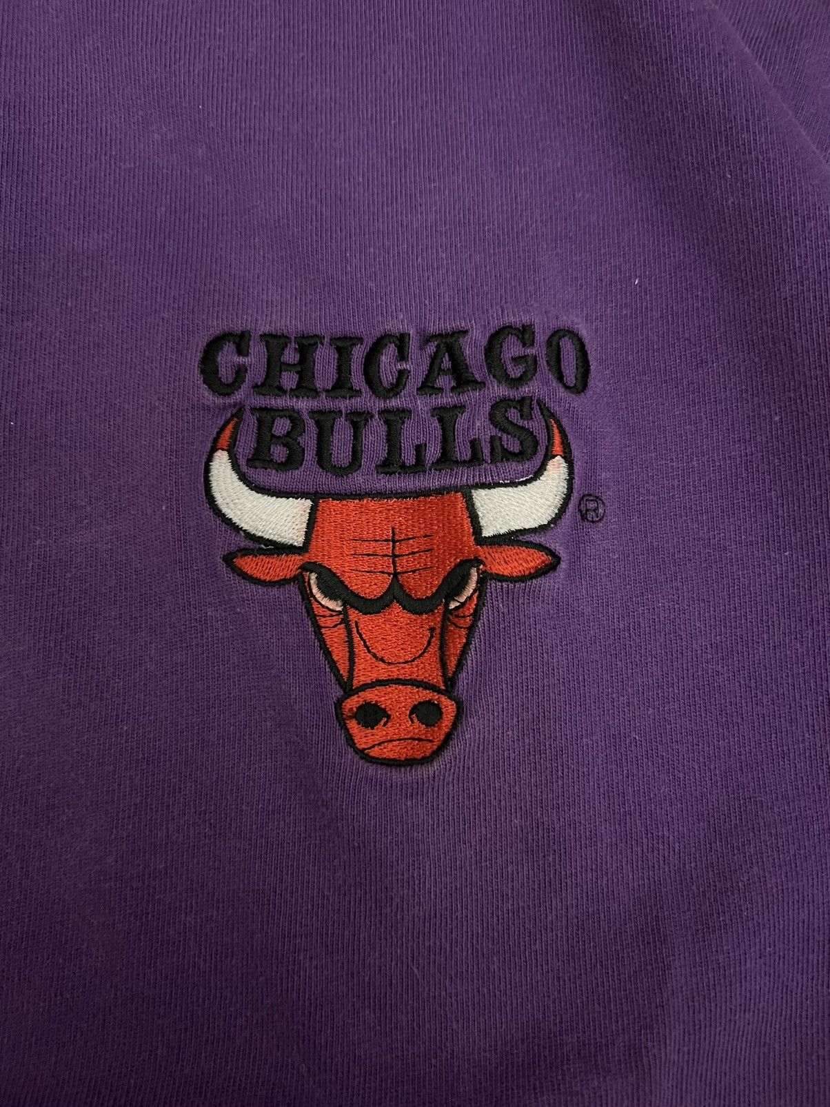 NBA Vintage 90s In The Paint Chicago Bulls Colour-Blocked Polo Size US M / EU 48-50 / 2 - 4 Thumbnail