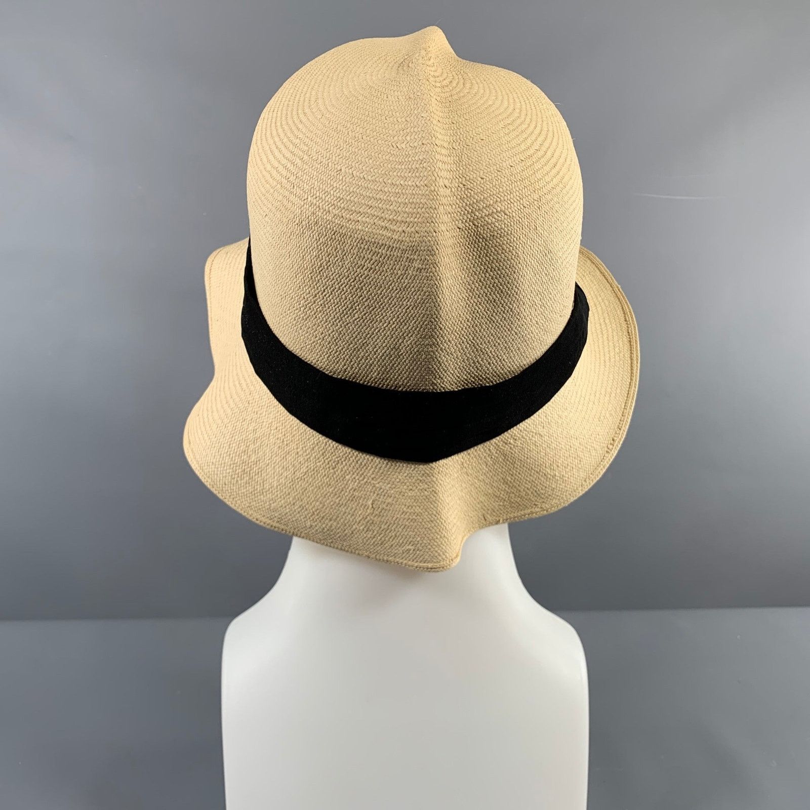 Other MONTECRISTI Beige Natural Woven Straw Hats Size ONE SIZE - 4 Thumbnail