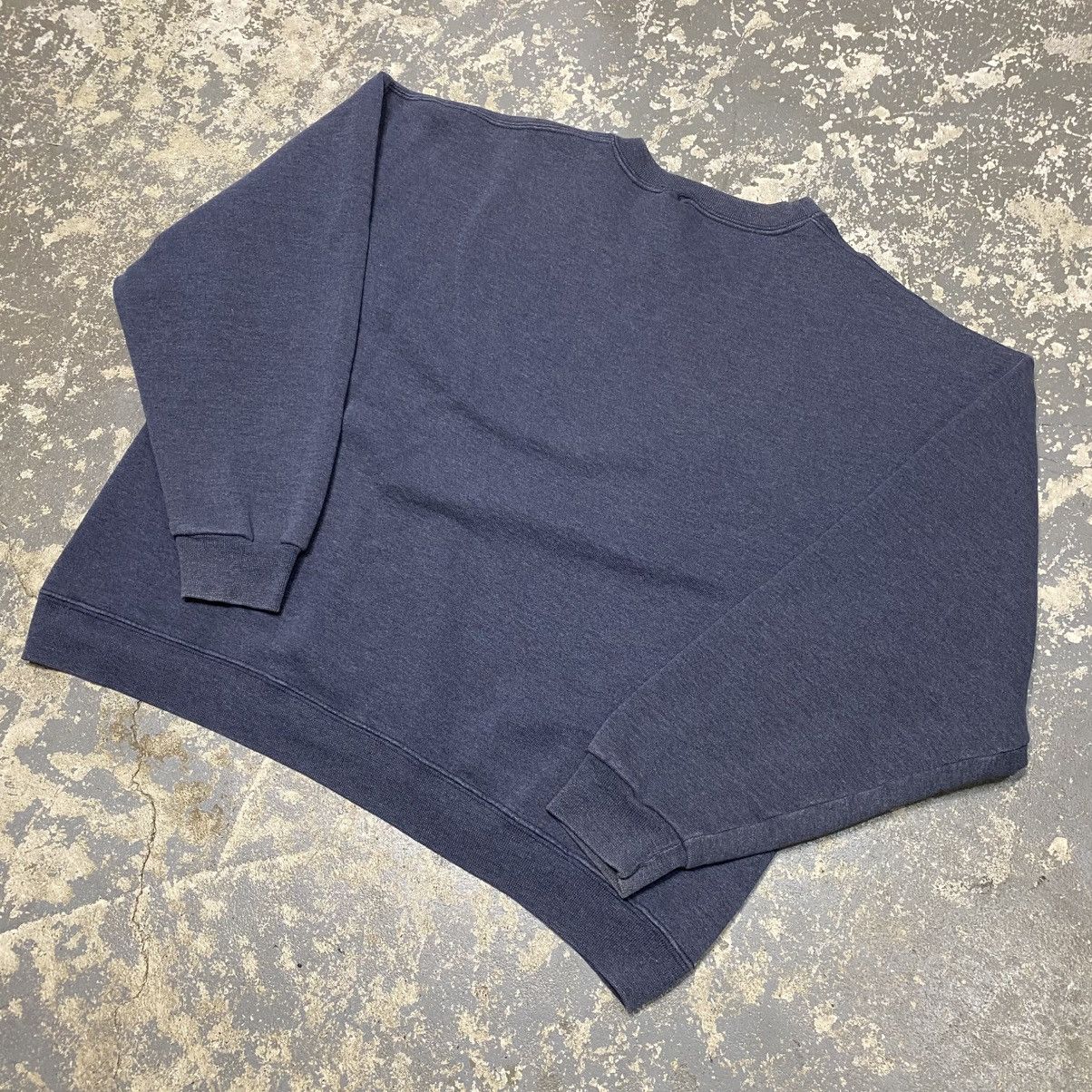 Russell Athletic × Vintage Vintage Russell Athletic Grey/Navy Blank Boxy Crewneck Hoodi Size US XL / EU 56 / 4 - 8 Thumbnail