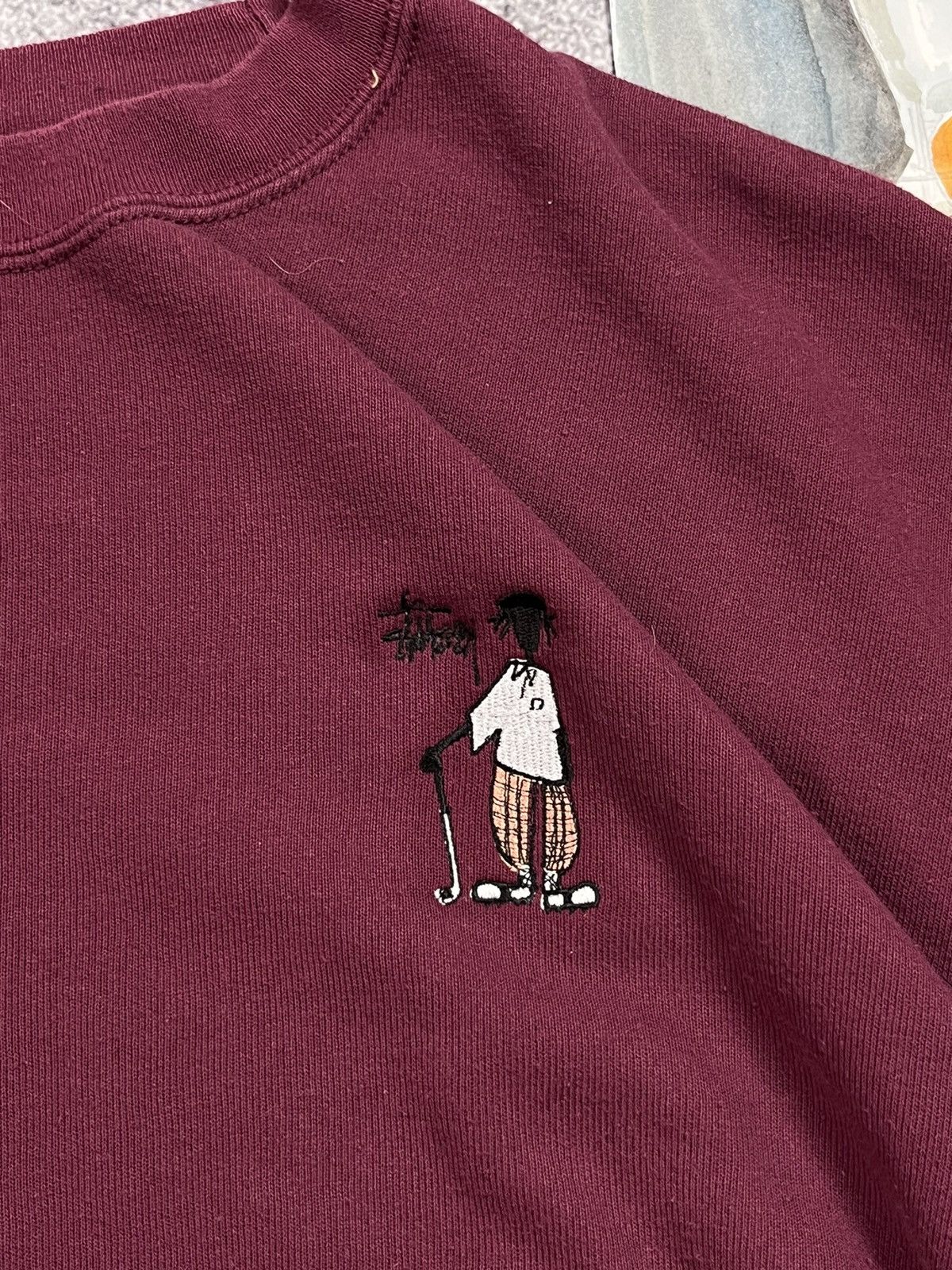 Stussy 🔥STUSSY HIP HOP LOGO BOXY 90’S USA BAGGY HODED SWEATSHIRT Size US L / EU 52-54 / 3 - 4 Thumbnail