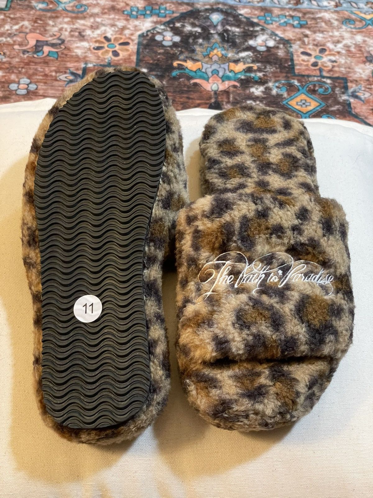 HELLSTAR Hellstar Cheetah Slides Sz 11 Size US 11 / EU 44 - 5 Thumbnail
