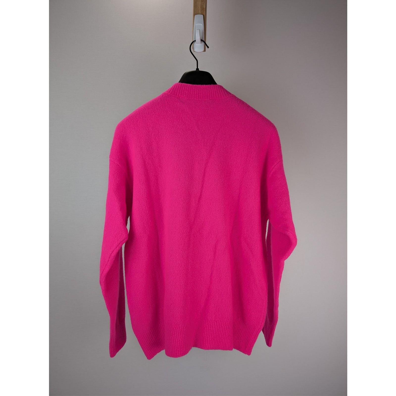 Palm Angels o1rshd1 Basic Logo Sweater in Fuchsia / Black Size US M / EU 48-50 / 2 - 17 Thumbnail