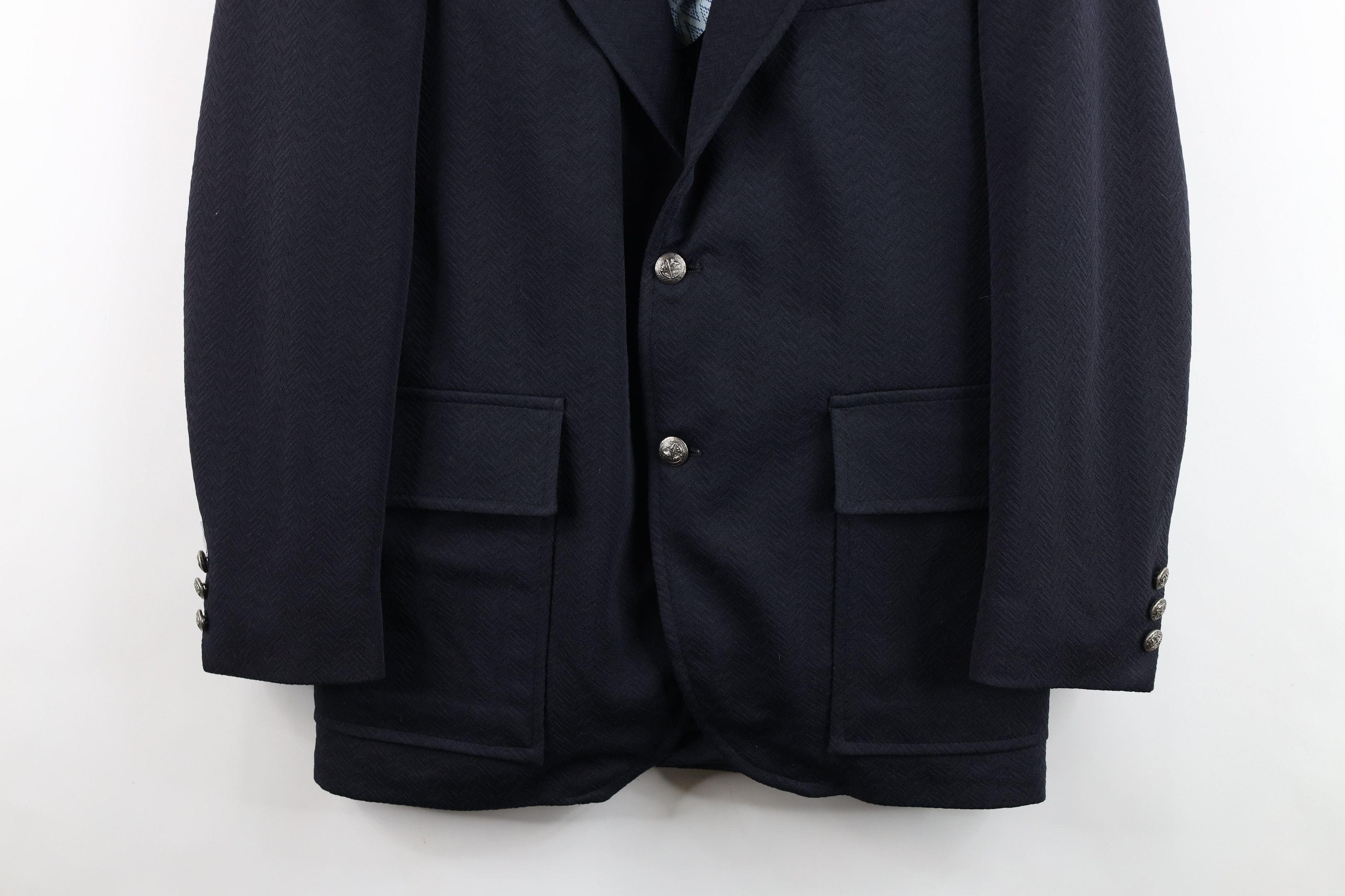 Vintage Vintage 60s 70s Streetwear Herringbone Blazer Jacket USA Size US XL / EU 56 / 4 - 3 Thumbnail