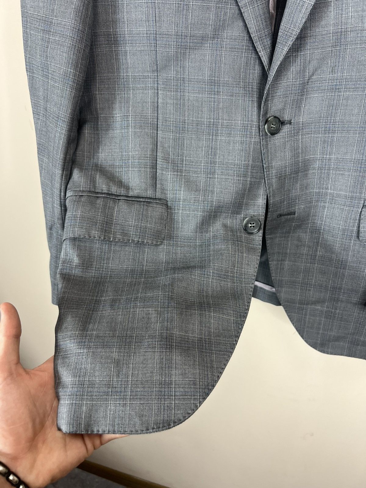Designer Vintage Hackett Mayfair Loro Piana Ing Italy Wool Blazer Size 38R - 3 Thumbnail