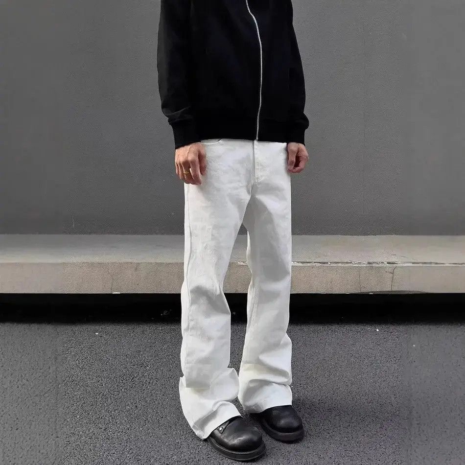 Japanese Brand Retro loose wide leg slightly flared jeans Size US 32 / EU 48 - 2 Thumbnail