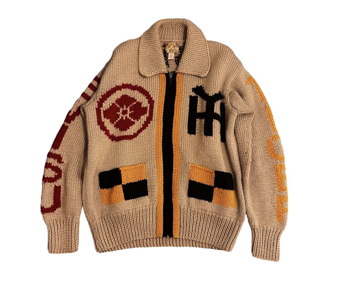 Evisu rare evisu cardigan cowichan | Grailed