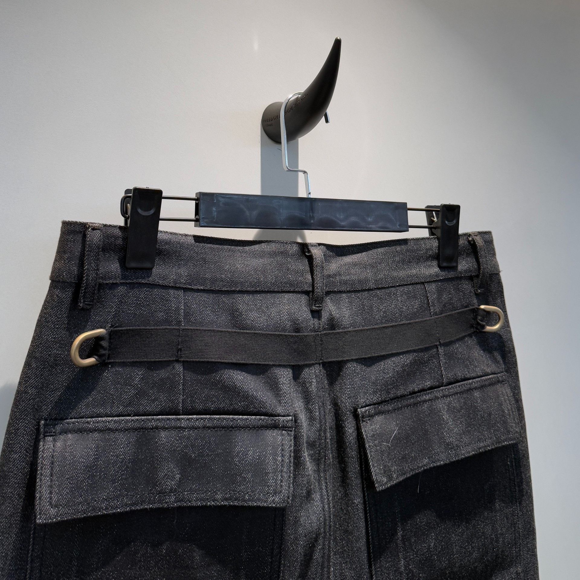 Rick Owens rick owens Denim patchwork cowhide style cropped jeans 2501 Size US 32 / EU 48 - 6 Thumbnail
