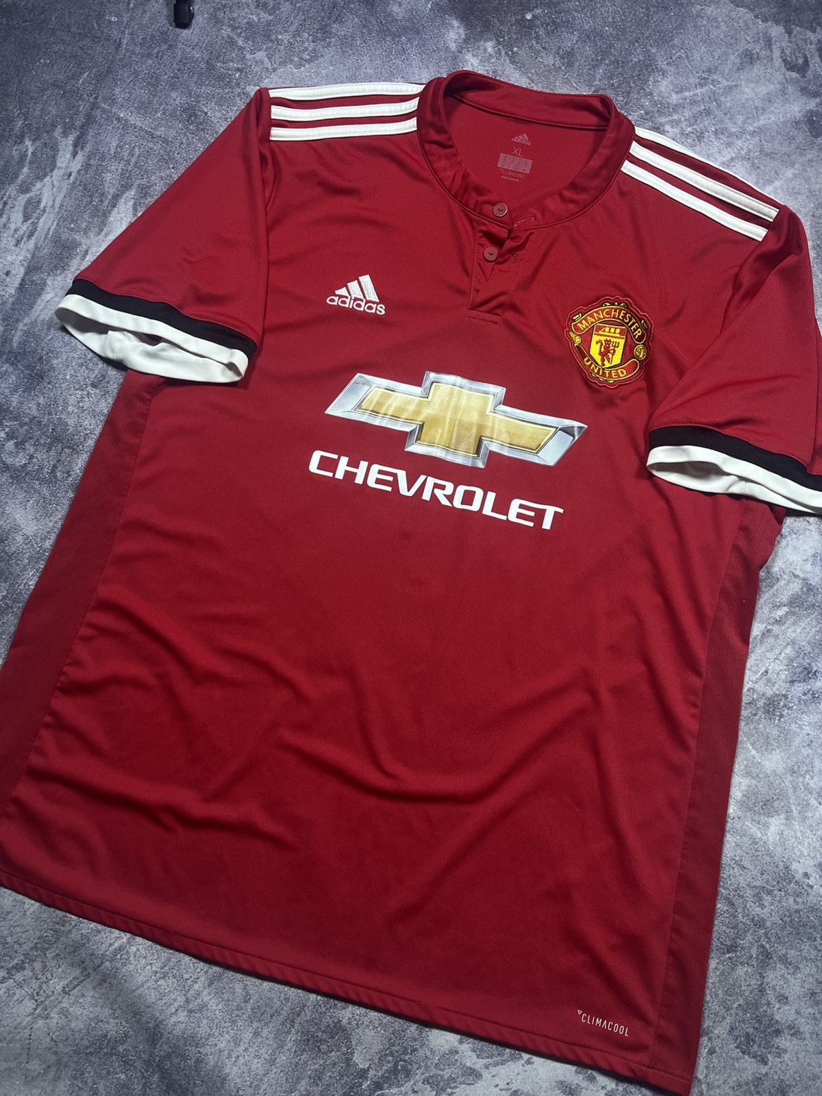 Adidas Manchester United Chevrolet Football Jersey Adidas Home Size US XL / EU 56 / 4 - 2 Thumbnail