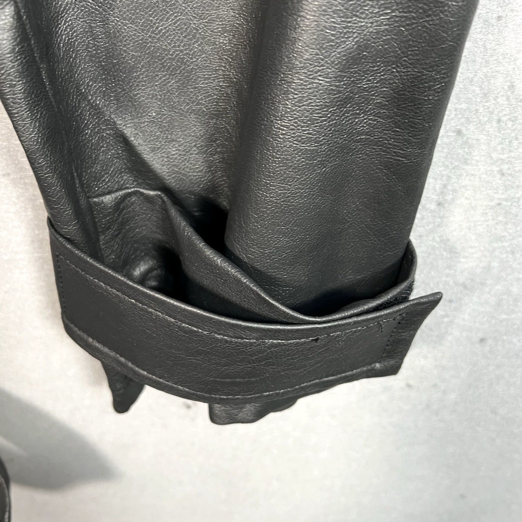 Drew Drew Womens Faux Leather High Rise Straight Leg Pants Black Sz Small Ankle Cuff Size 28" / US 6 / IT 42 - 7 Thumbnail