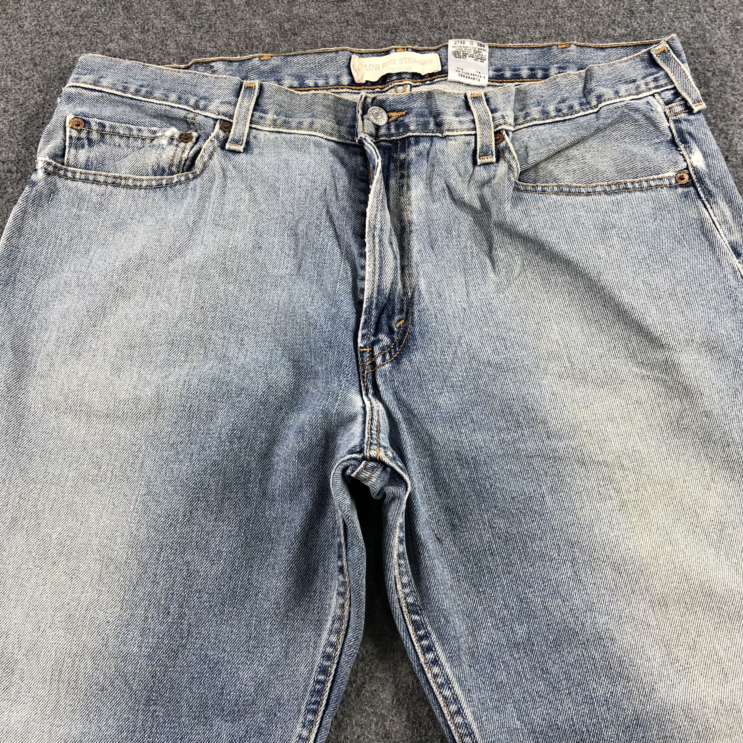 Levi's Vintage Blue Wash Levis 529 Jeans-J2341 Size US 38 / EU 54 - 3 Thumbnail