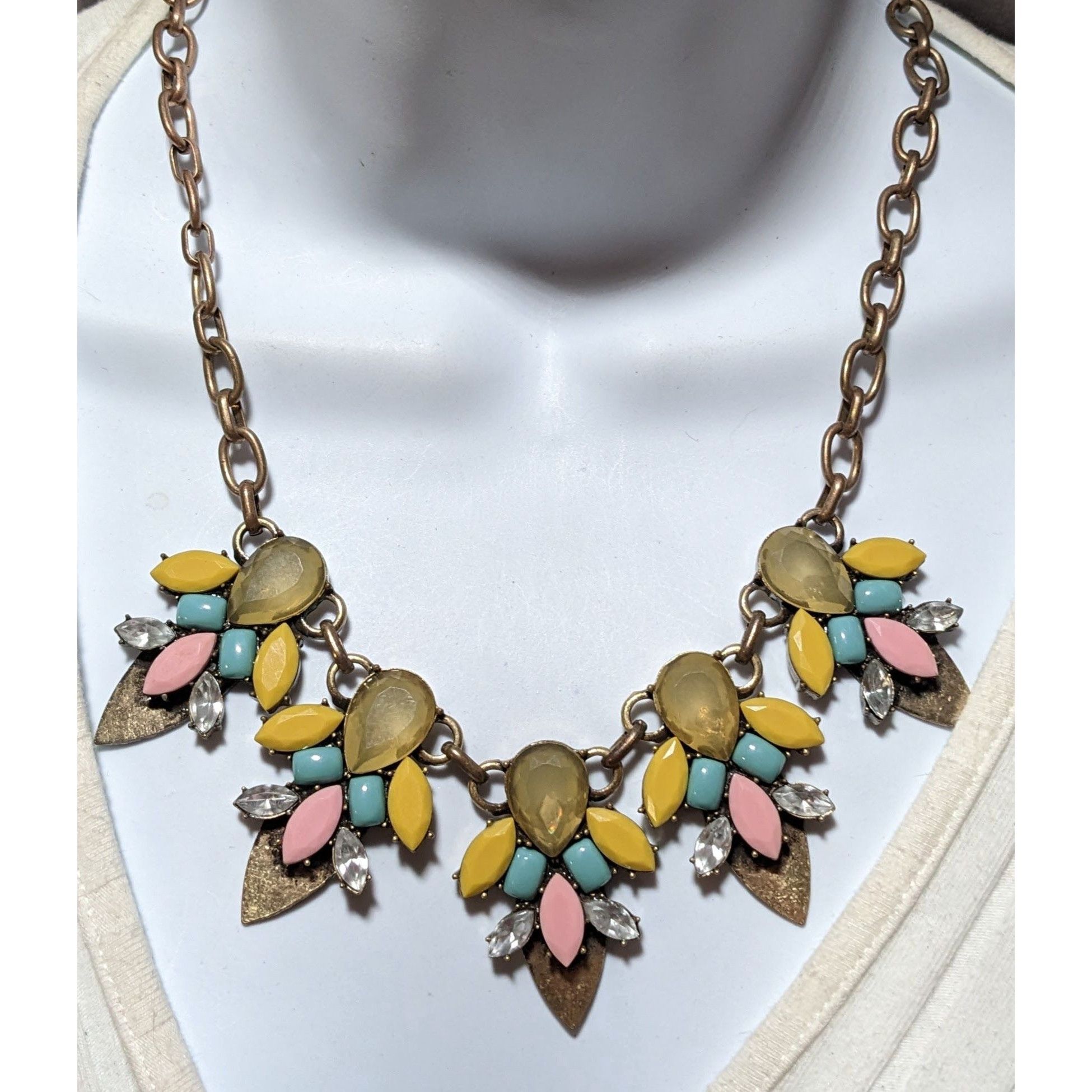 Other 90s Glam Floral Gemmed Necklace Size ONE SIZE - 6 Thumbnail