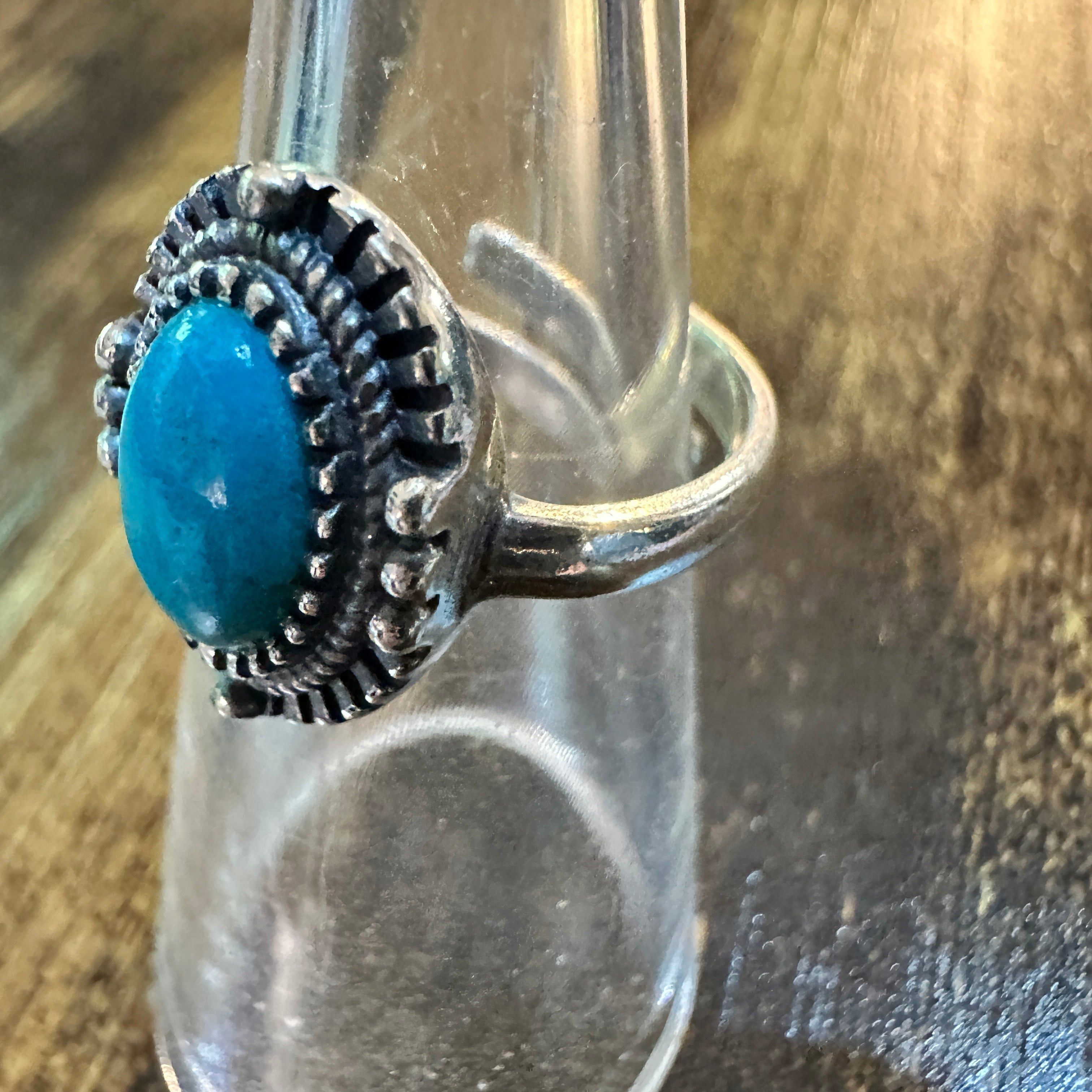Other Boho Native American Turquoise Elegance: Adjustable Sterling Size ONE SIZE - 3 Thumbnail