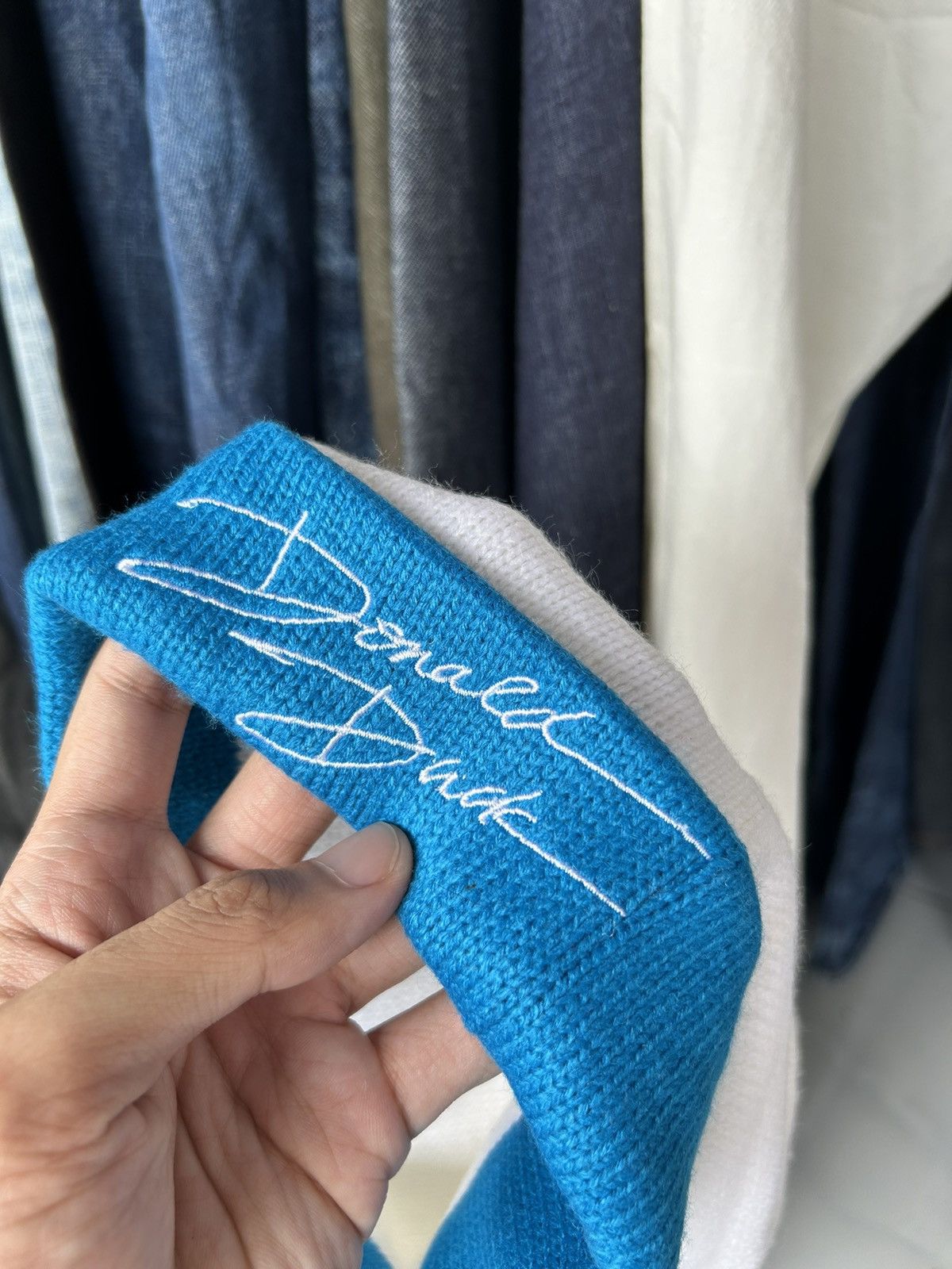 Japanese Brand × Kapital × Vintage Vtg Donald Duck Rare Beanie Hats Tokyo Disney🎌☠️☠️ Size ONE SIZE - 7 Thumbnail