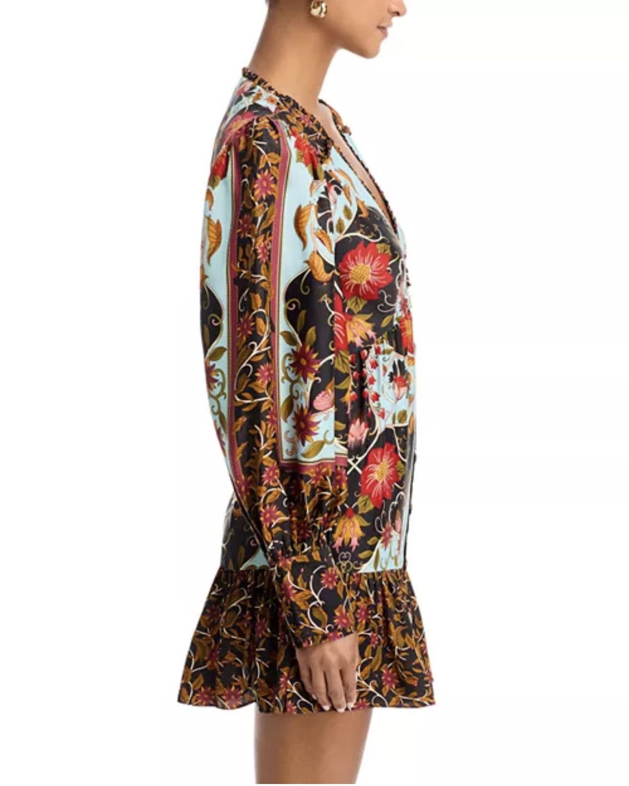 Farm Rio Farm Rio Flowing Beauty Mini Dress Size S / US 4 / IT 40 - 7 Thumbnail
