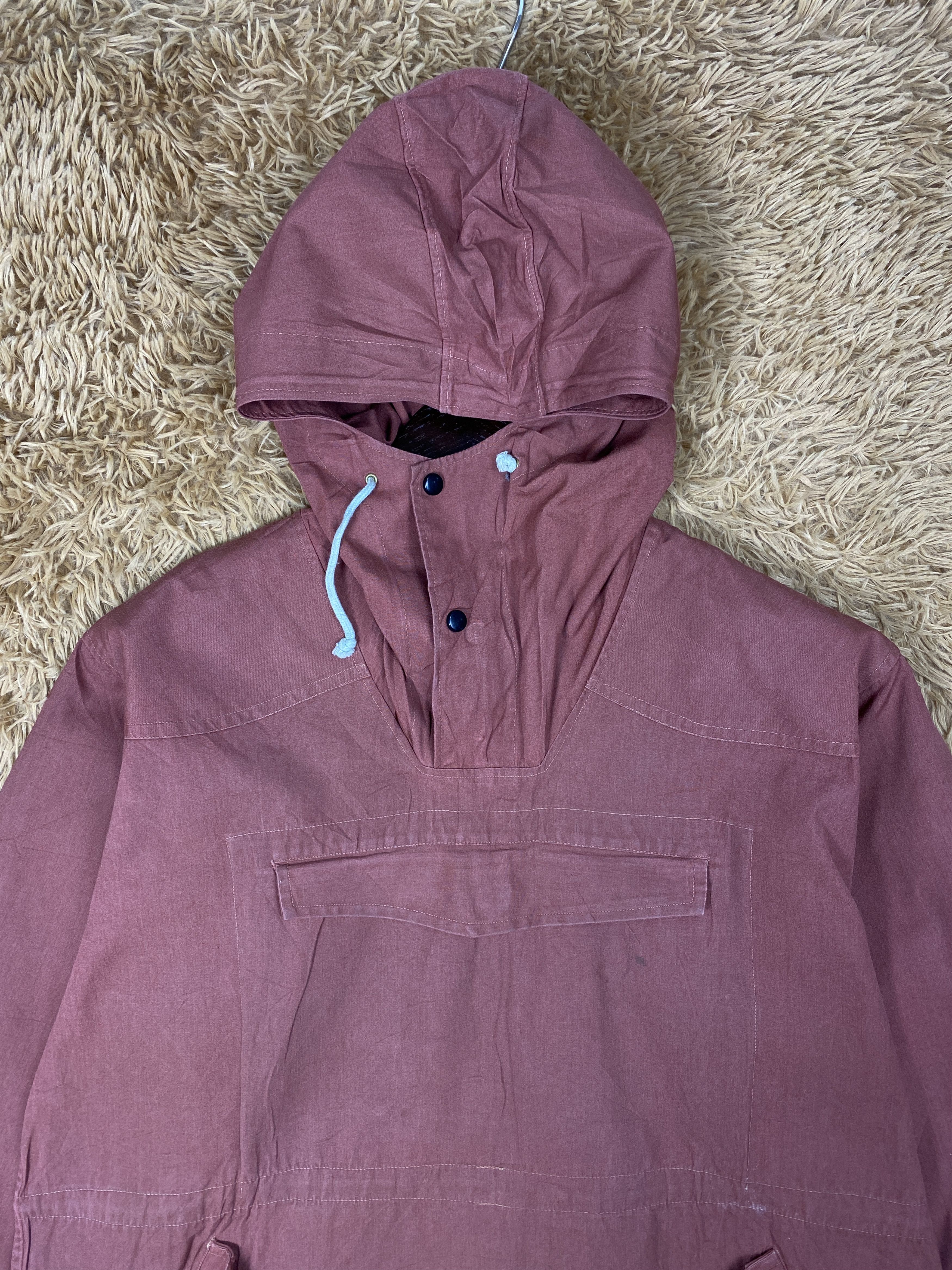 Vintage Japanese Brand Half Zipper Anorak Jacket PJ2606