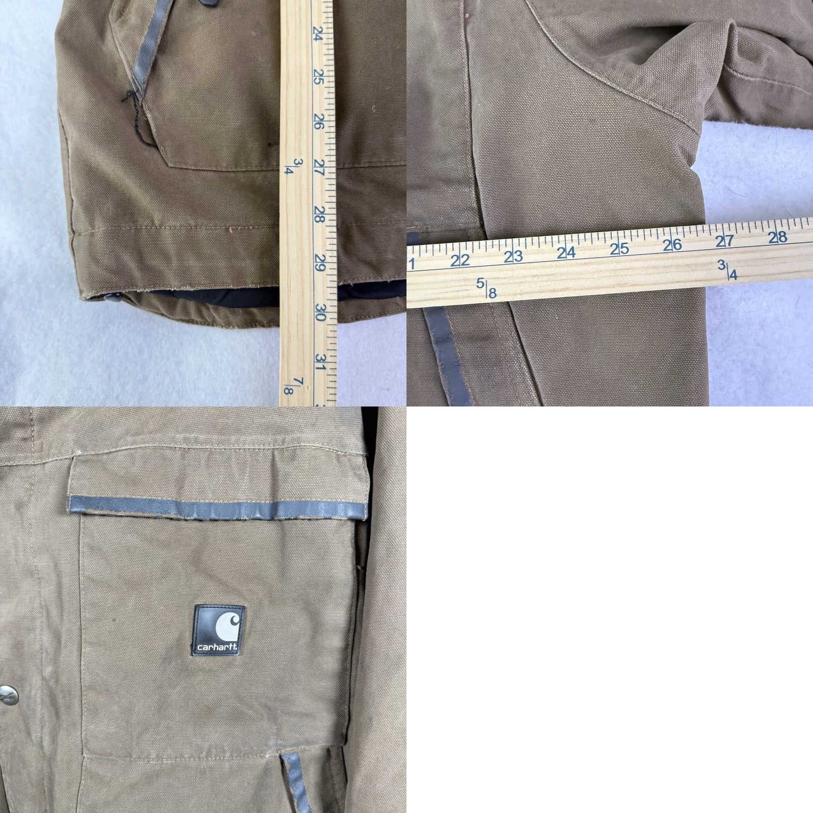 Carhartt Carhartt Mankato Jacket Brown XL Zipper Pockets Distressed 100120 Work Jacket Men Size US XL / EU 56 / 4 - 8 Thumbnail