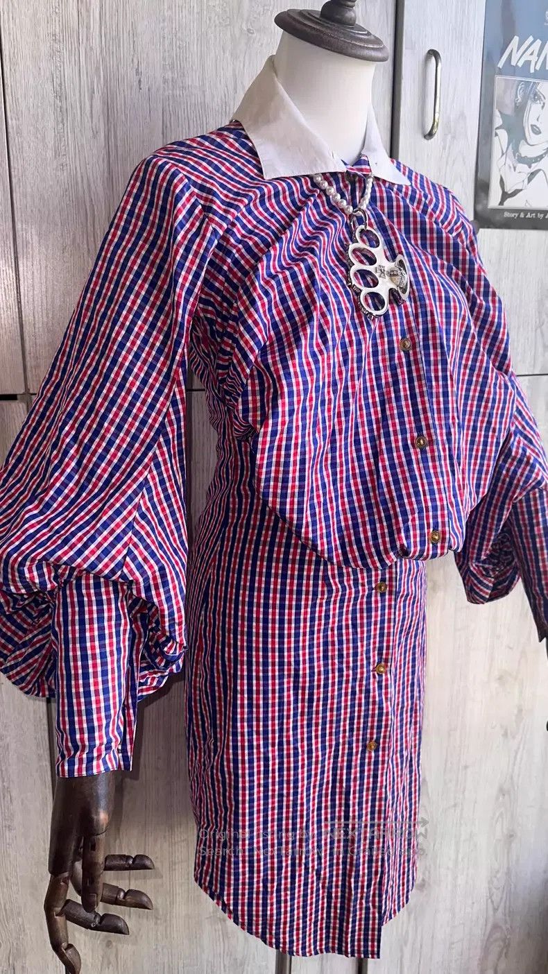Vivienne Westwood Vivienne Westwood Show Model Shirt Dress, Lantern Sleeves, Size XS / US 0-2 / IT 36-38 - 4 Thumbnail