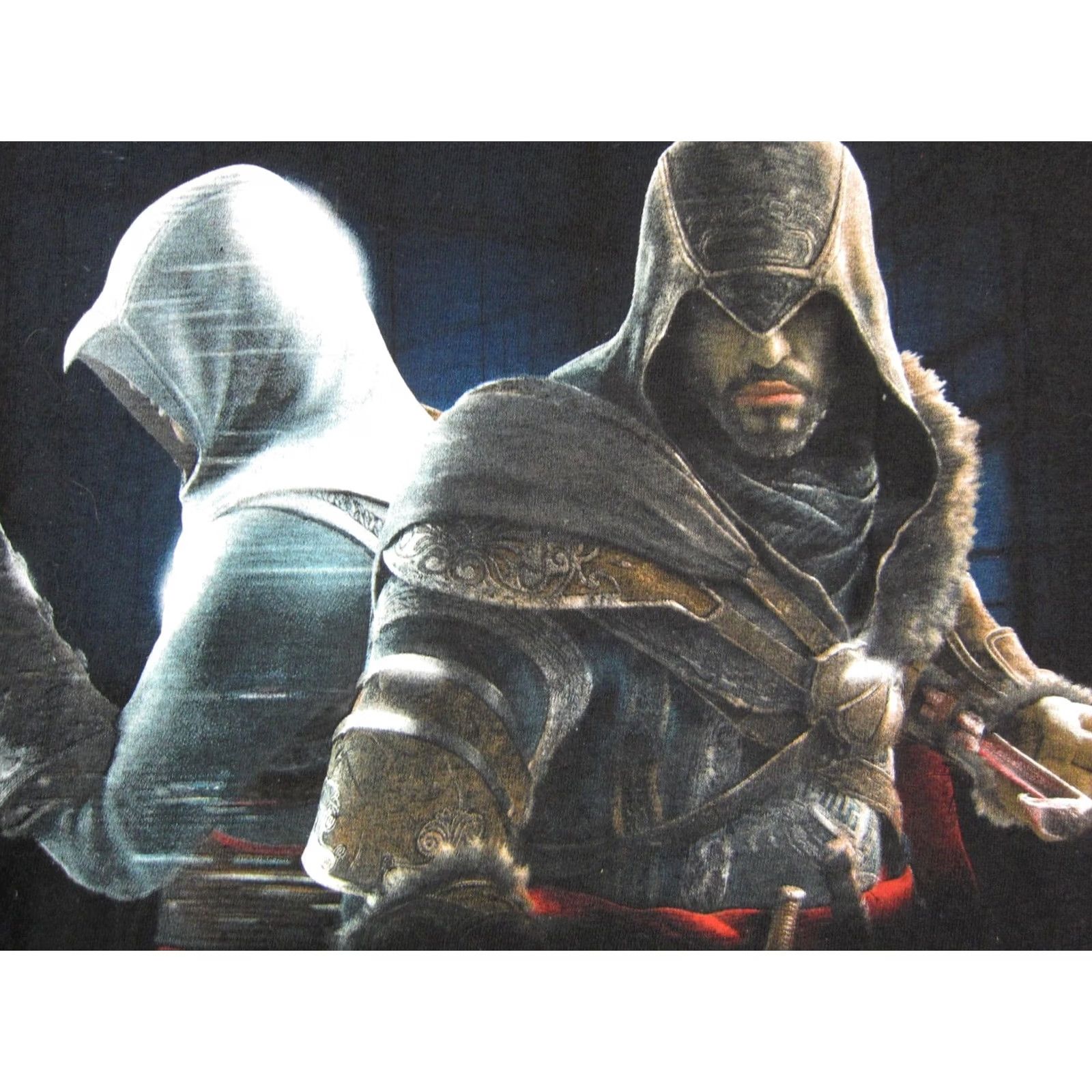 Vintage Assassin's Creed Shirt Adult M Black Video Game Casual Mens Y2K 80s 90s Classic Movie School Shirt Size US M / EU 48-50 / 2 - 3 Thumbnail